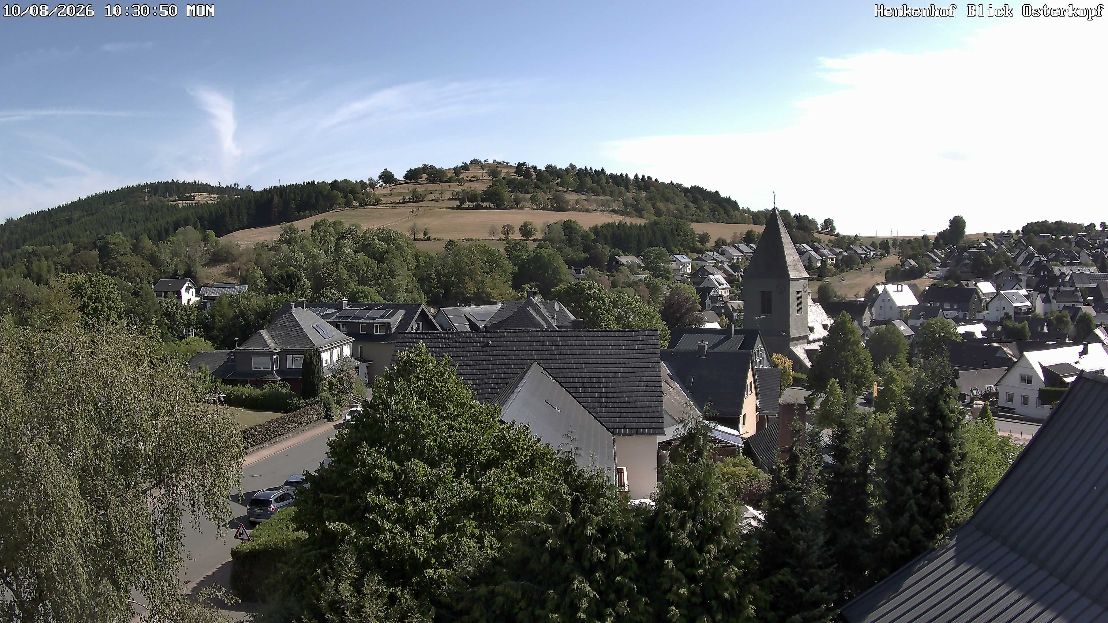 Archived image Webcam Willingen: View Usseln Village