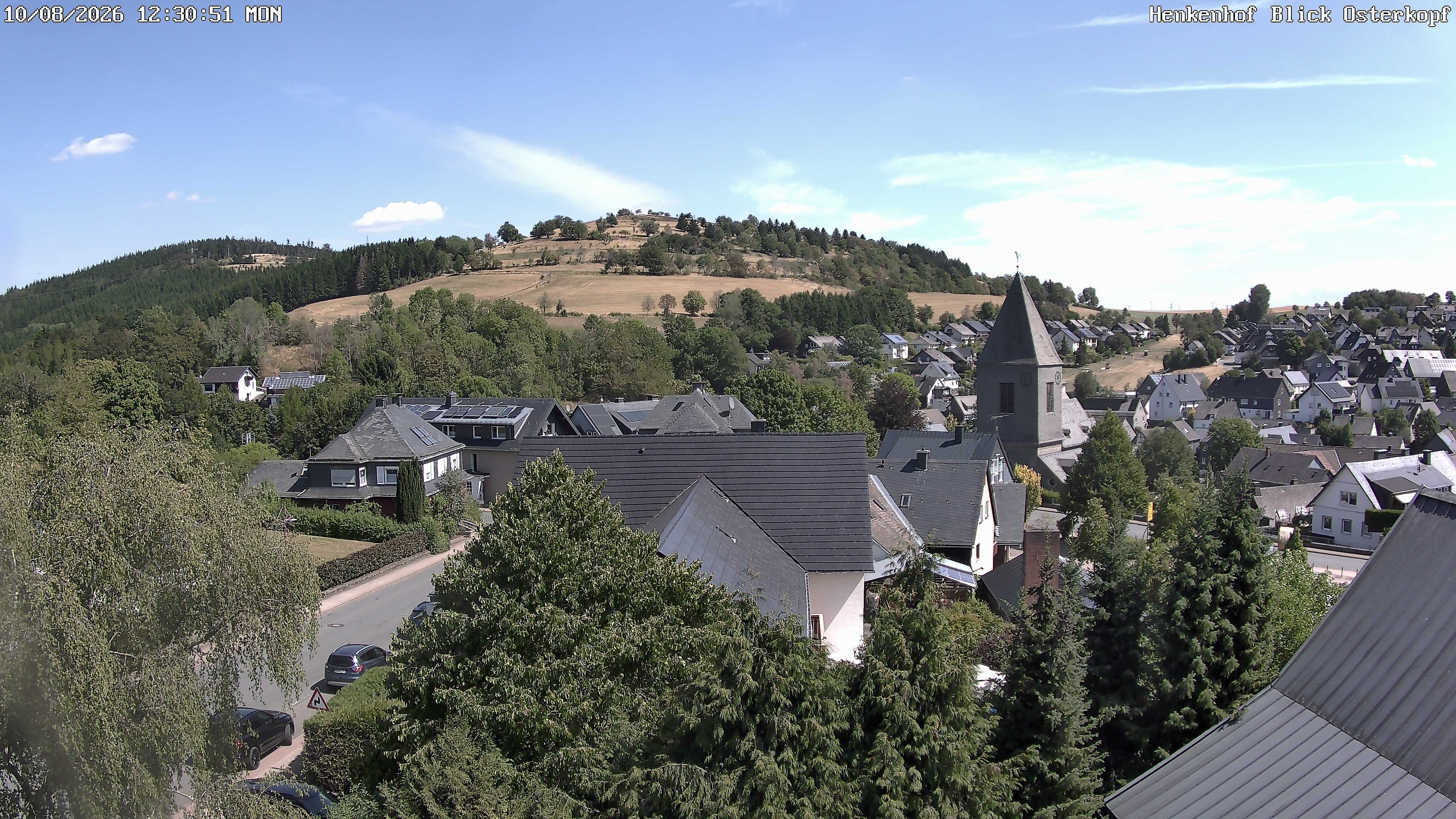 Archived image Webcam Willingen: View Usseln Village