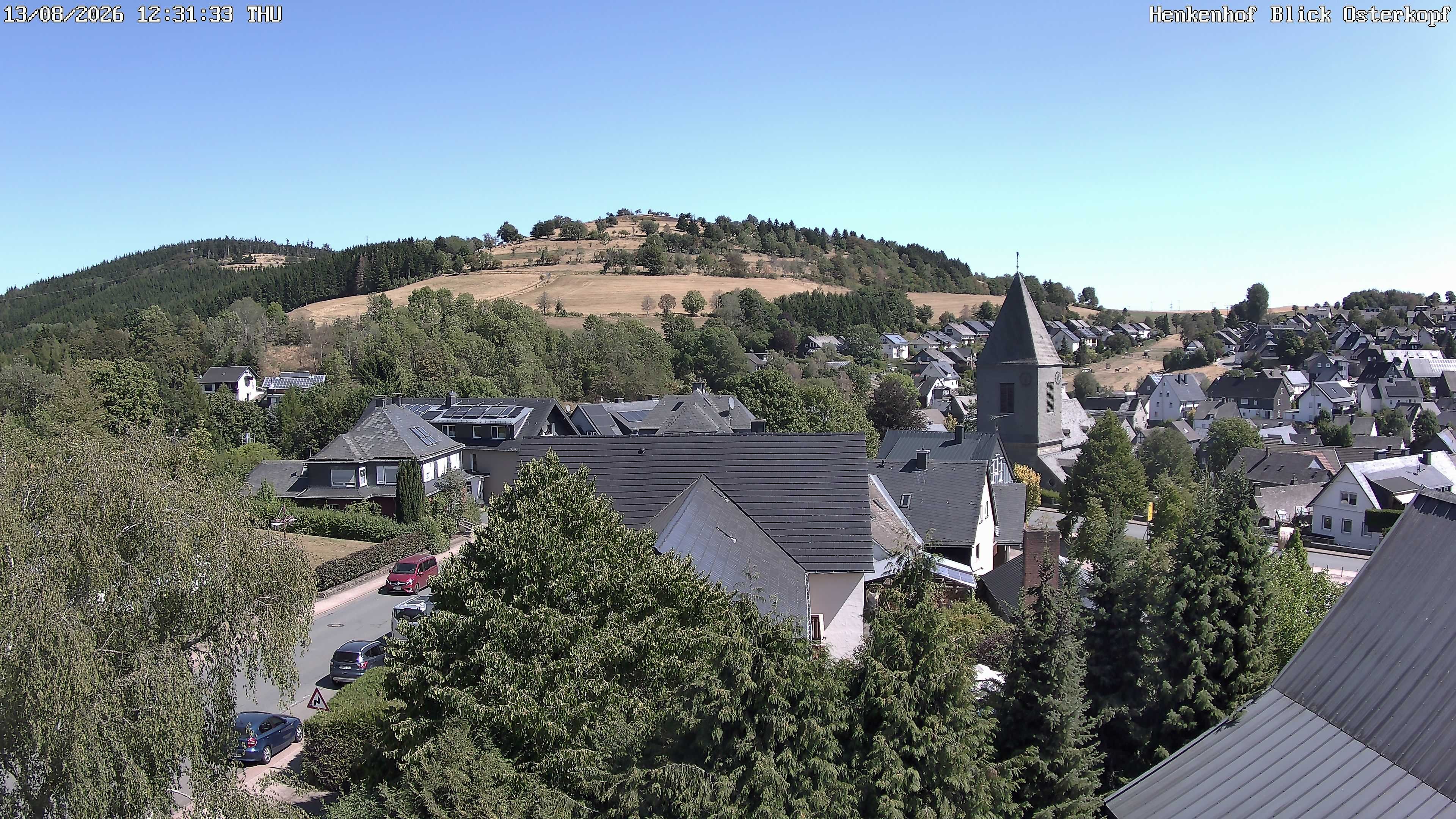 Archiv Foto Webcam Ortsmitte Usseln