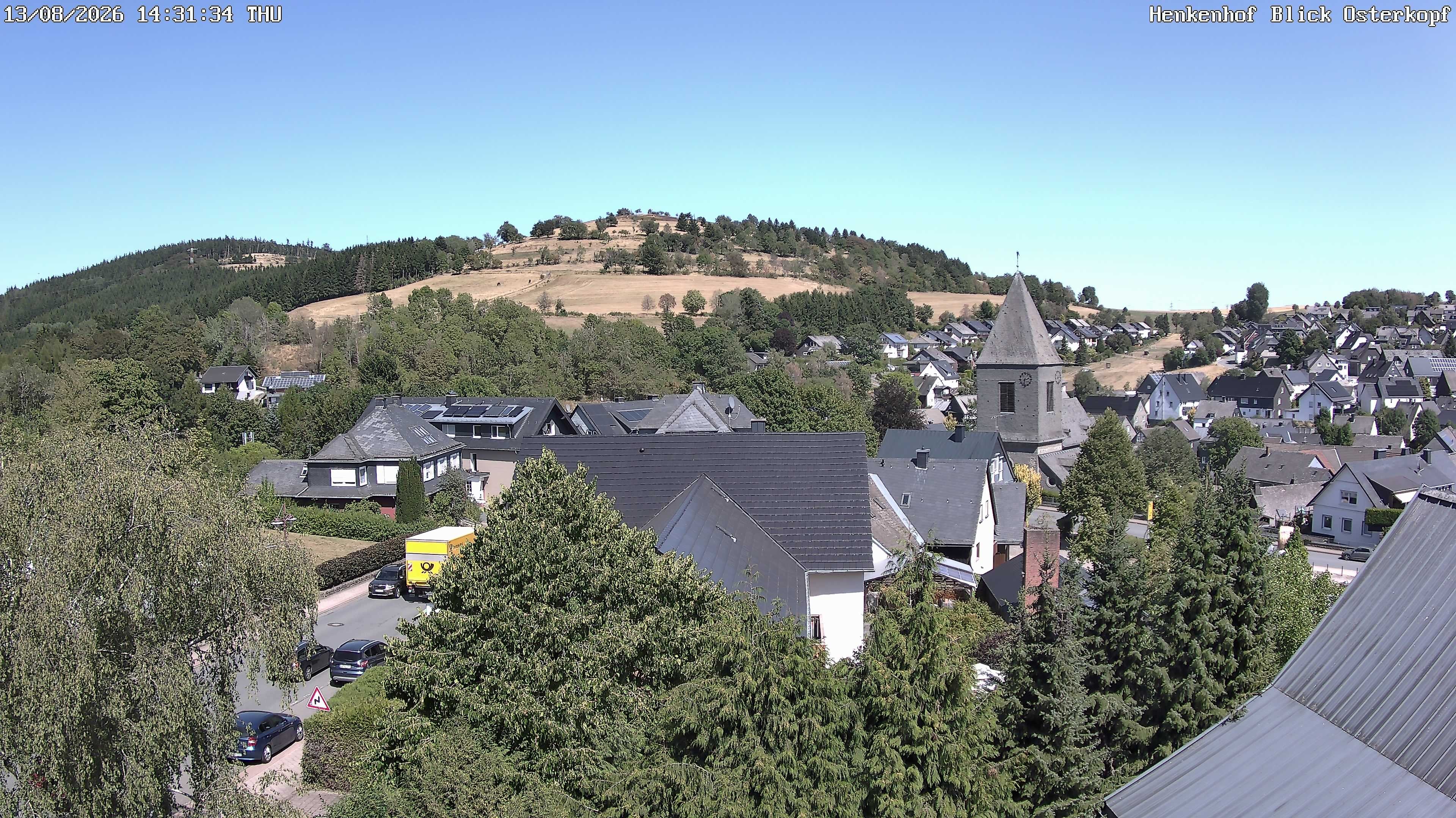 Archiv Foto Webcam Ortsmitte Usseln