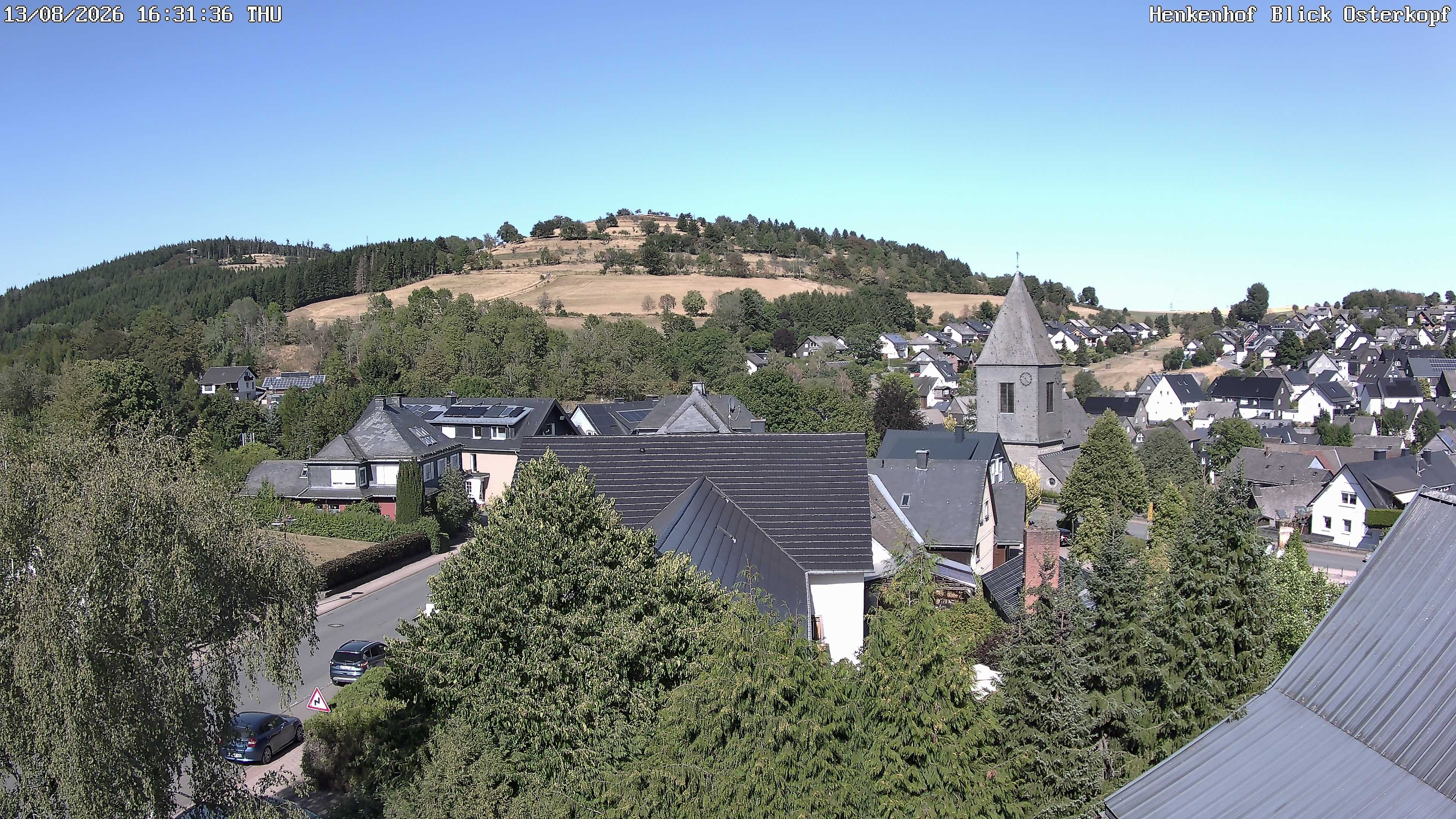 Archiv Foto Webcam Ortsmitte Usseln