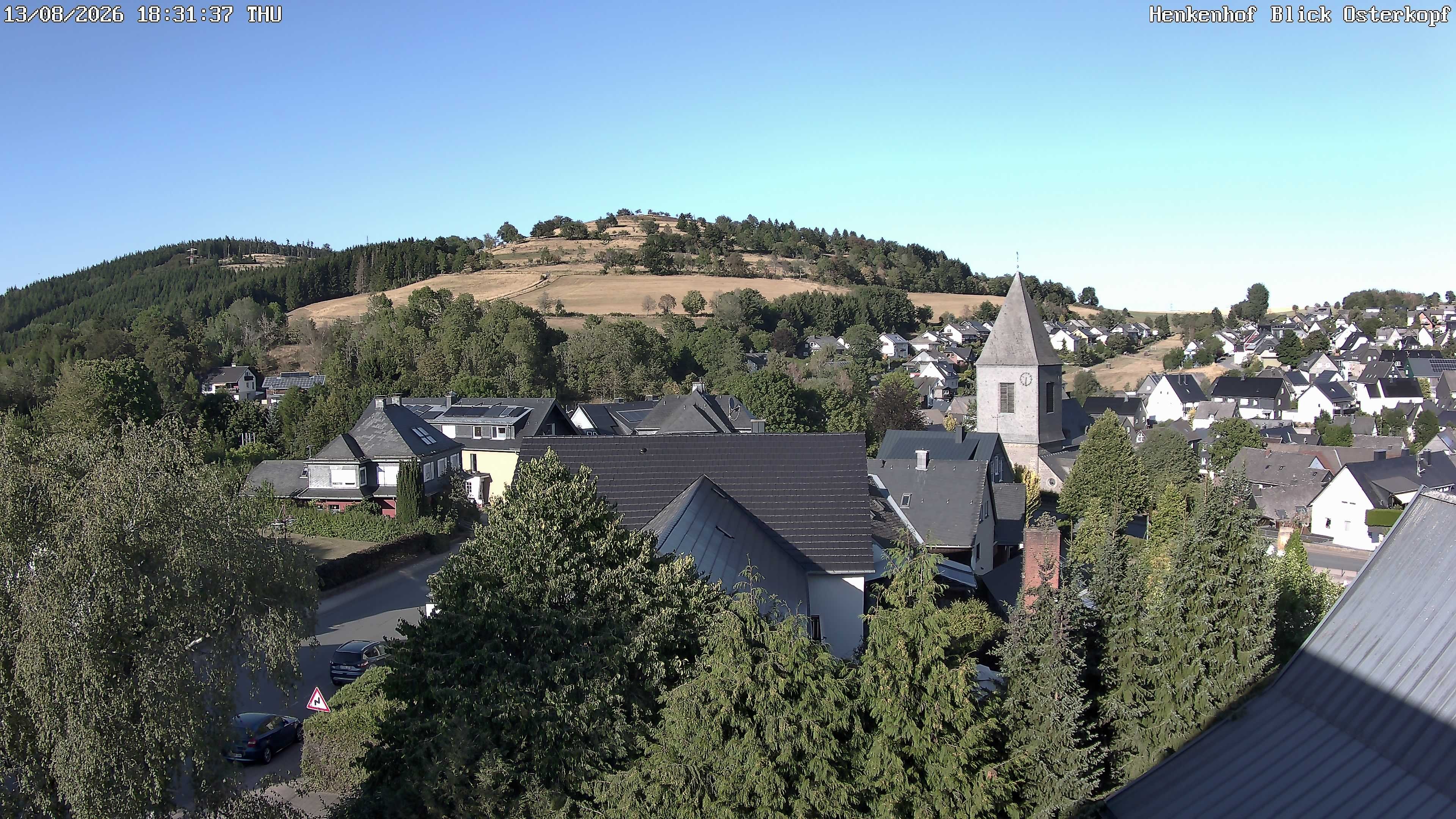 Archiv Foto Webcam Ortsmitte Usseln