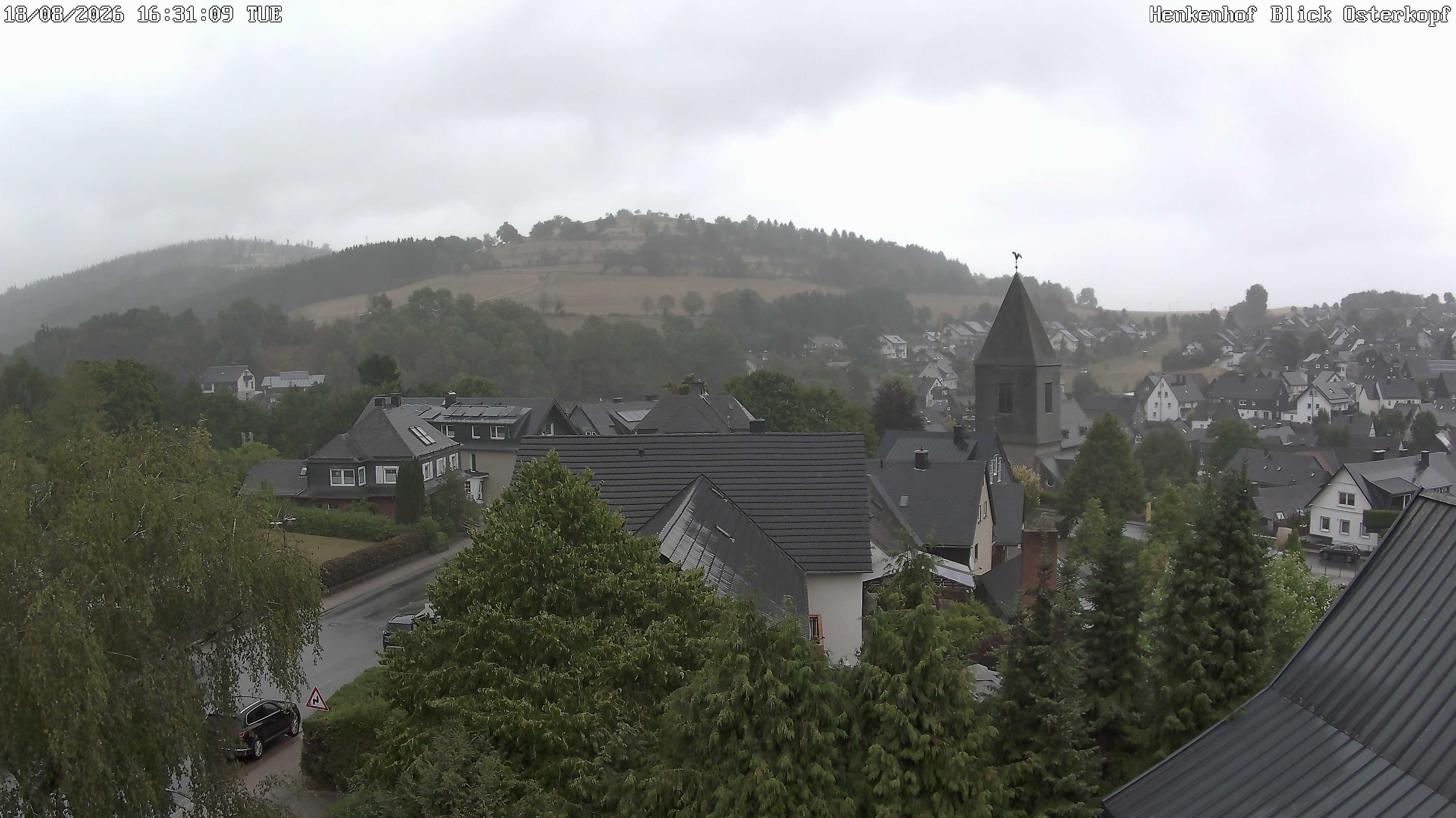 Archiv Foto Webcam Ortsmitte Usseln