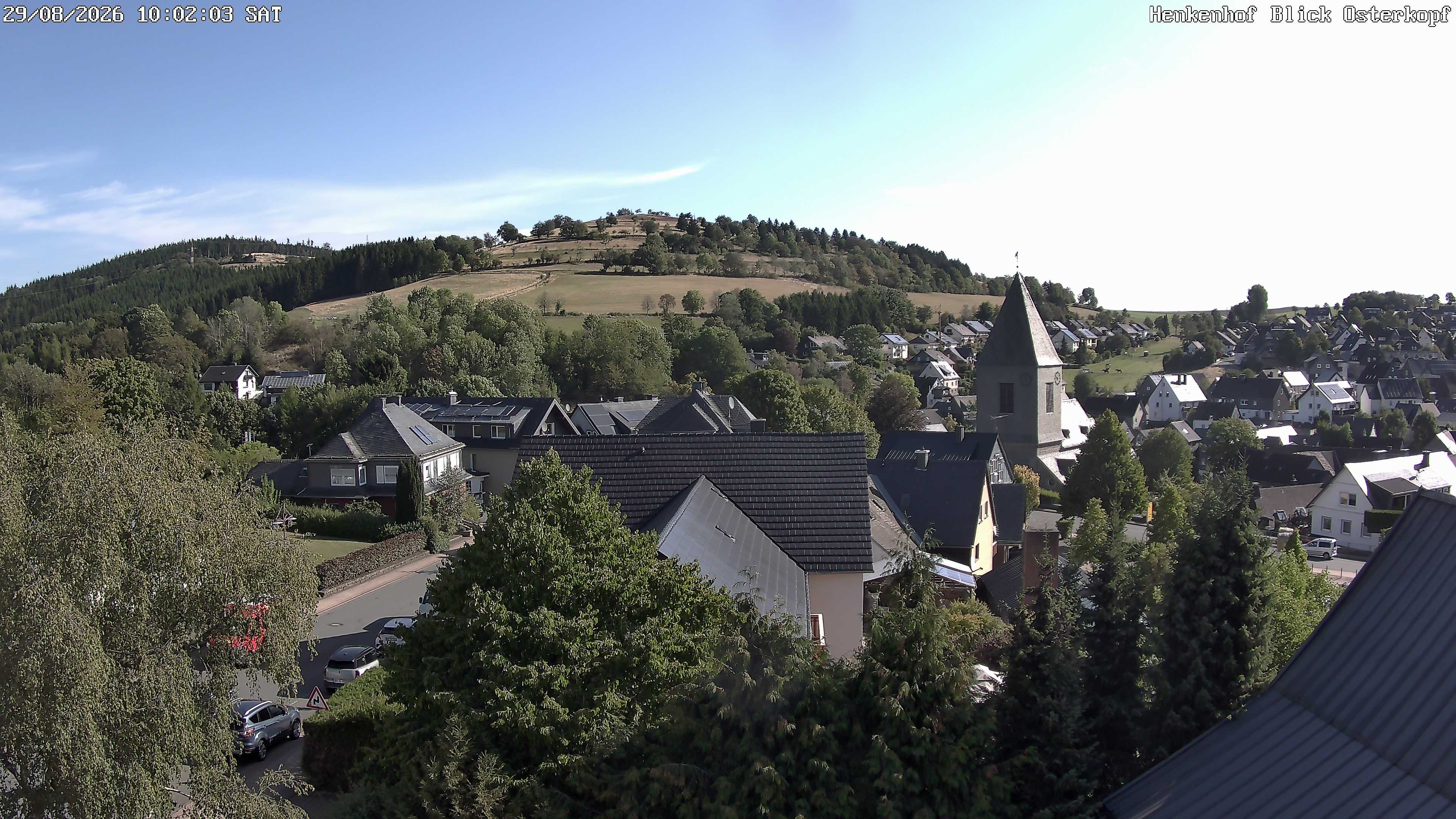 Archived image Webcam Willingen: View Usseln Village
