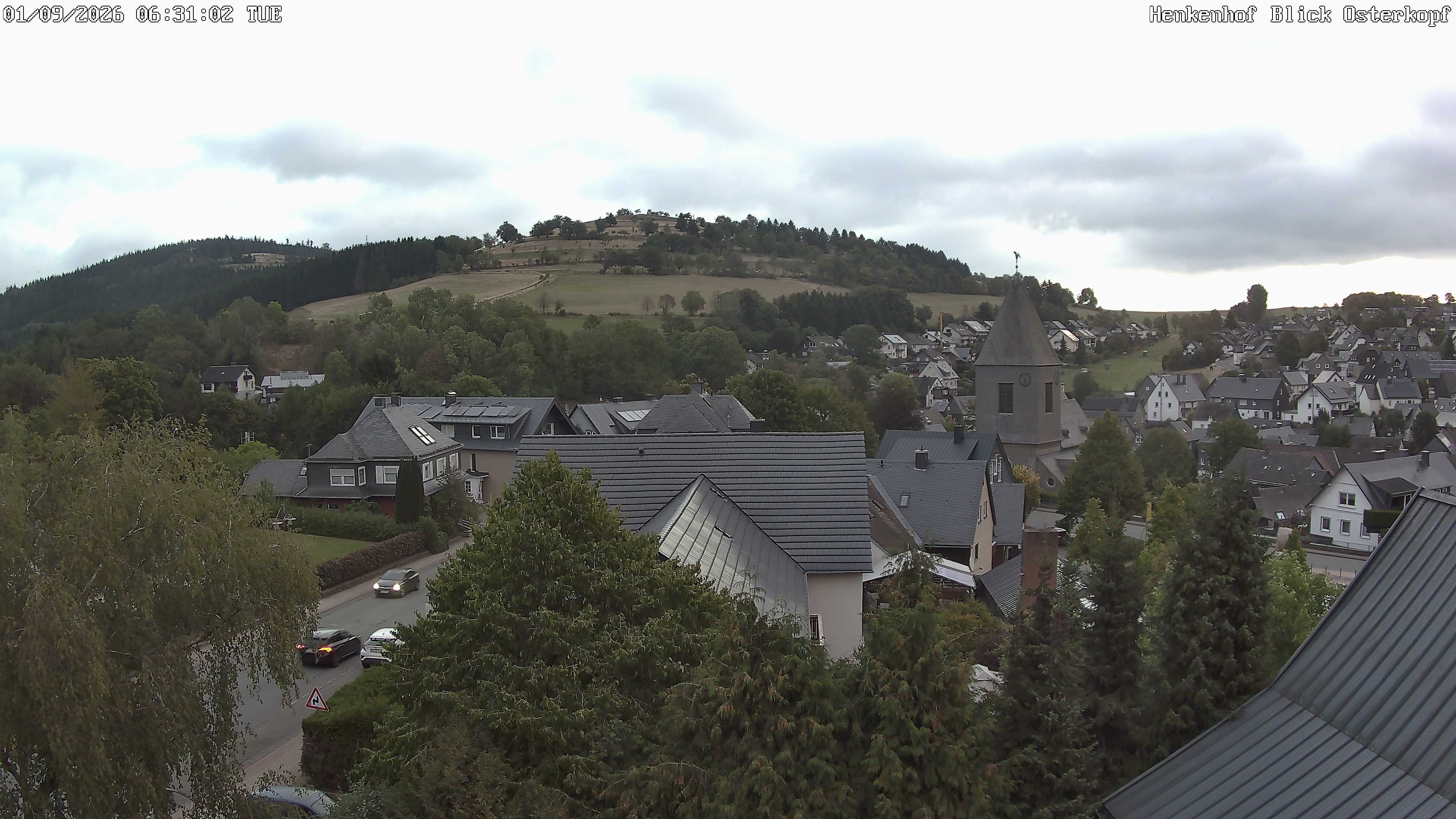 Archiv Foto Webcam Ortsmitte Usseln