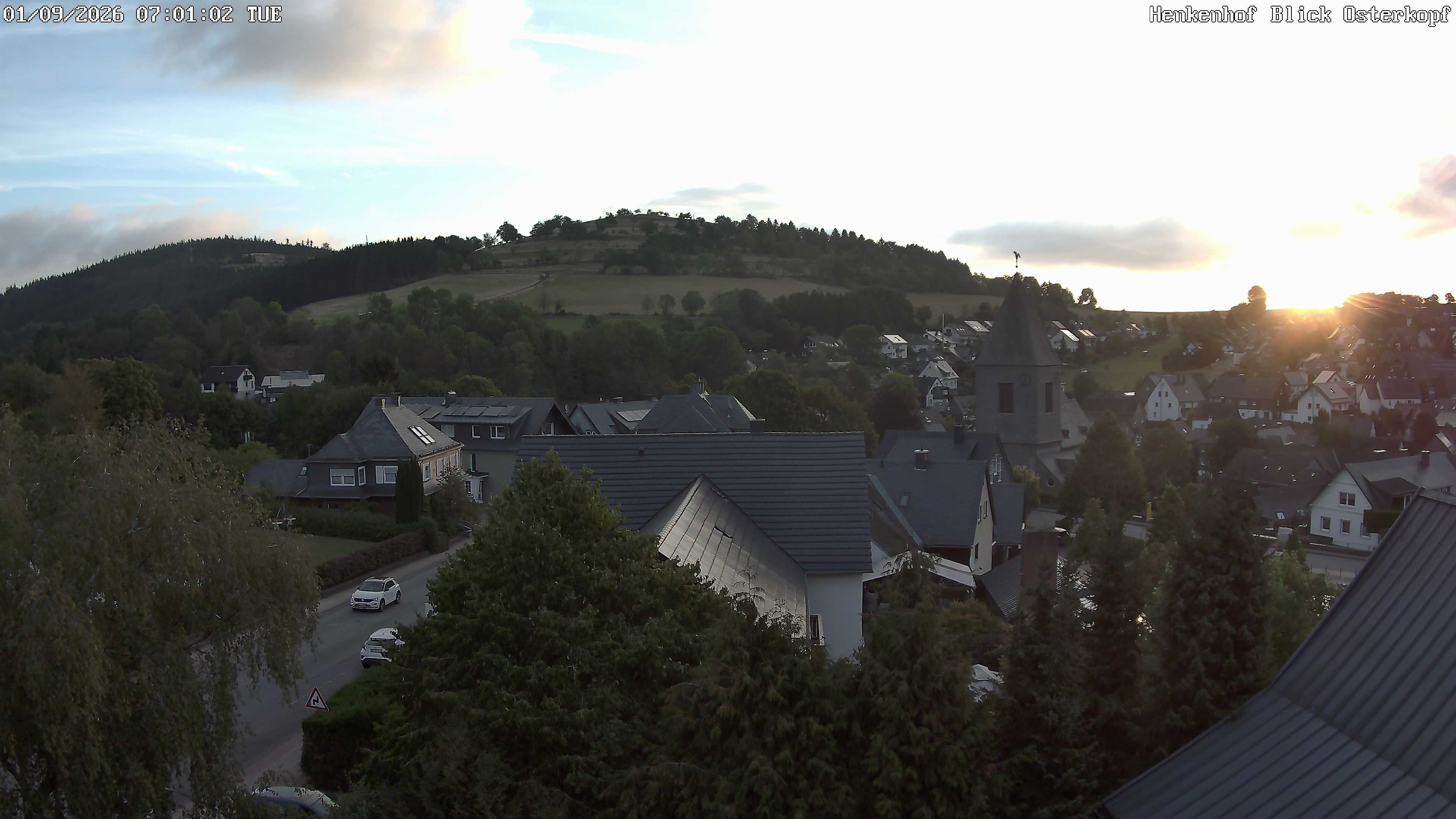 Archiv Foto Webcam Ortsmitte Usseln