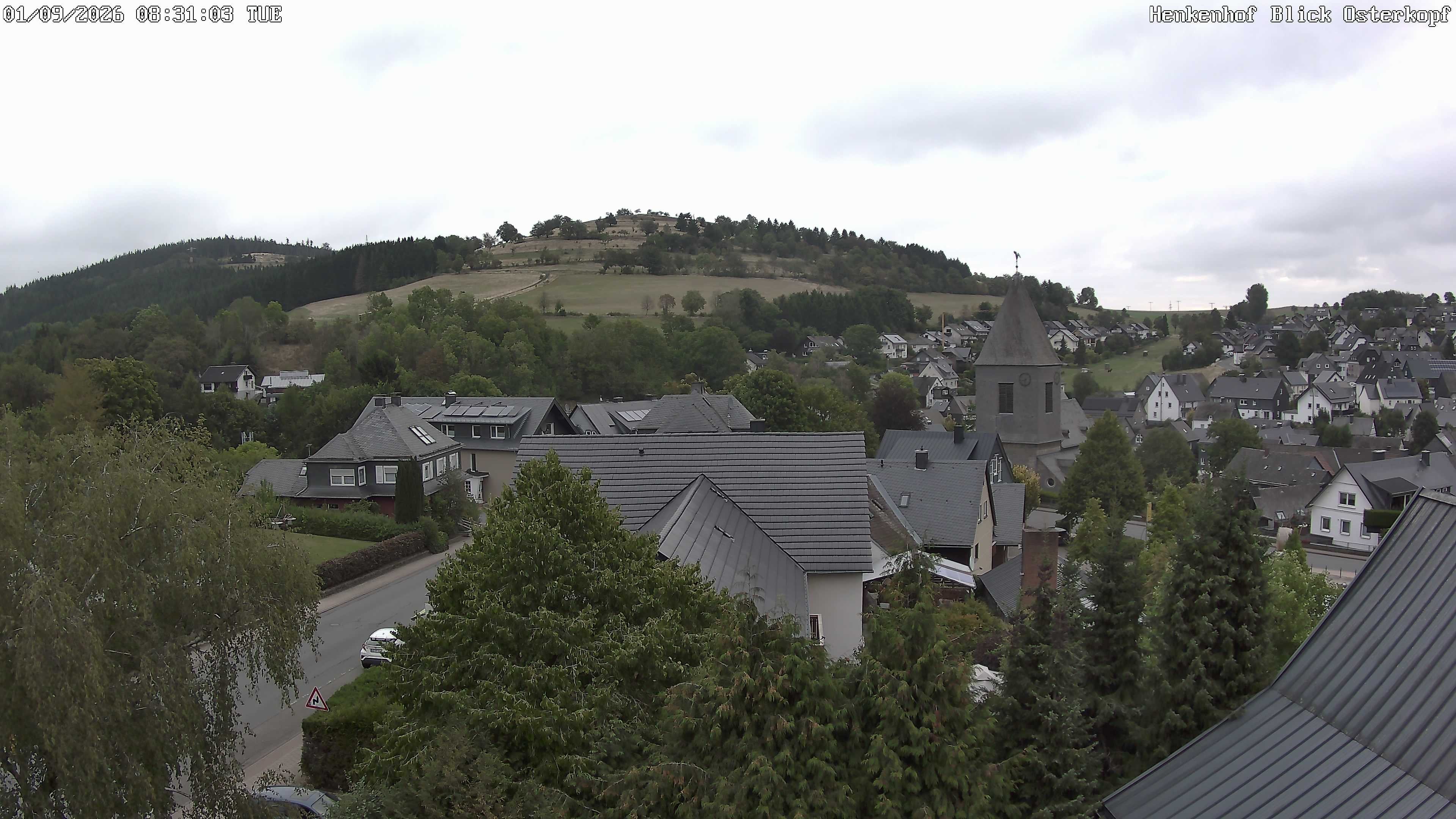 Archiv Foto Webcam Ortsmitte Usseln