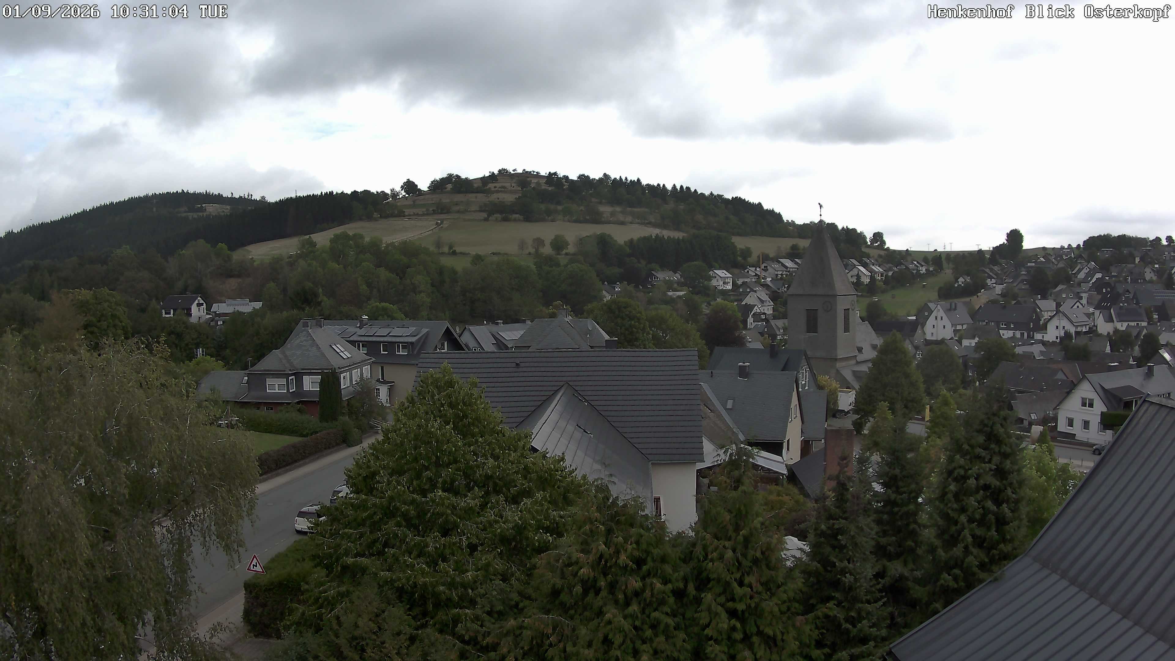 Archiv Foto Webcam Ortsmitte Usseln