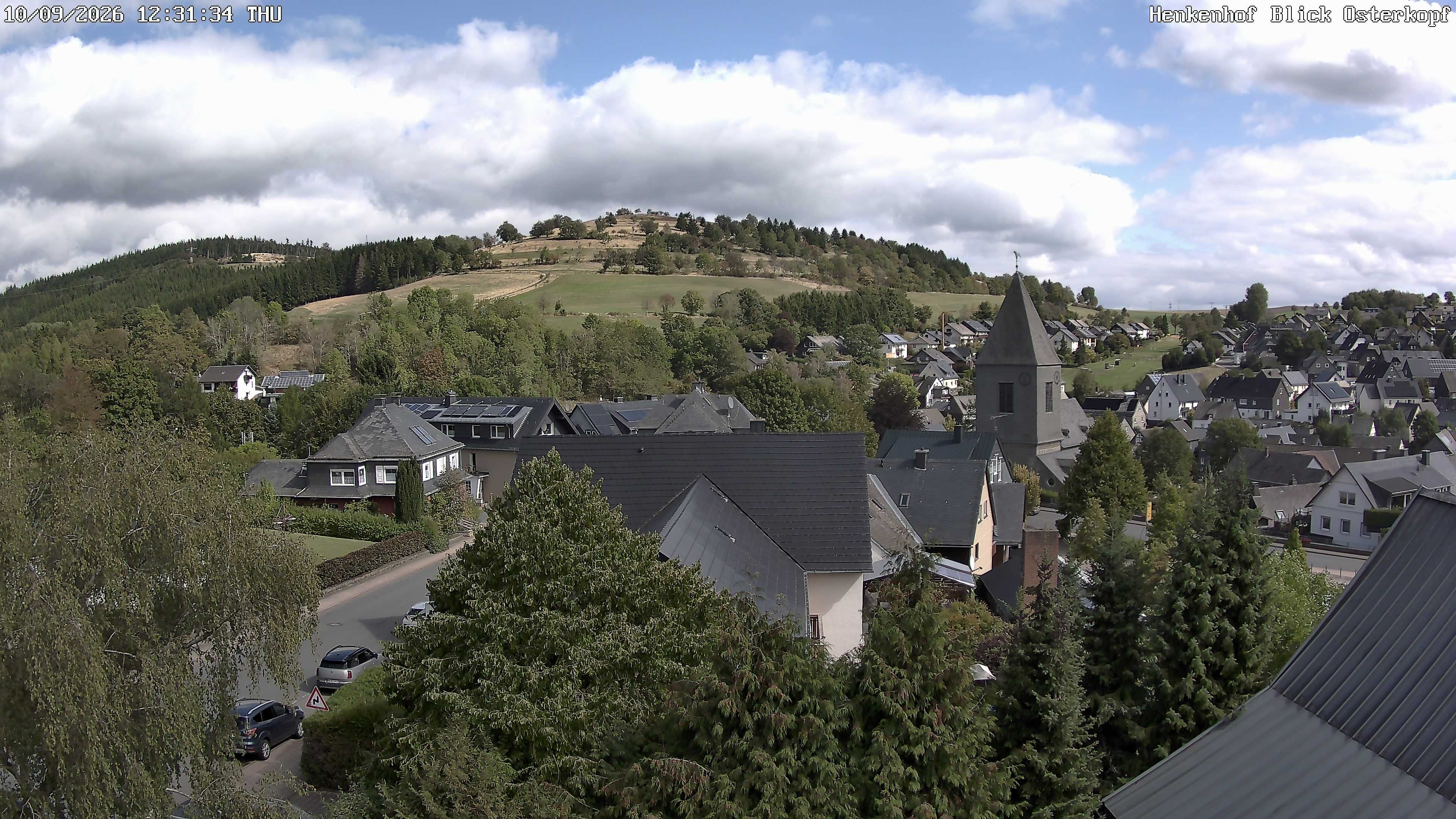 Archived image Webcam Willingen: View Usseln Village