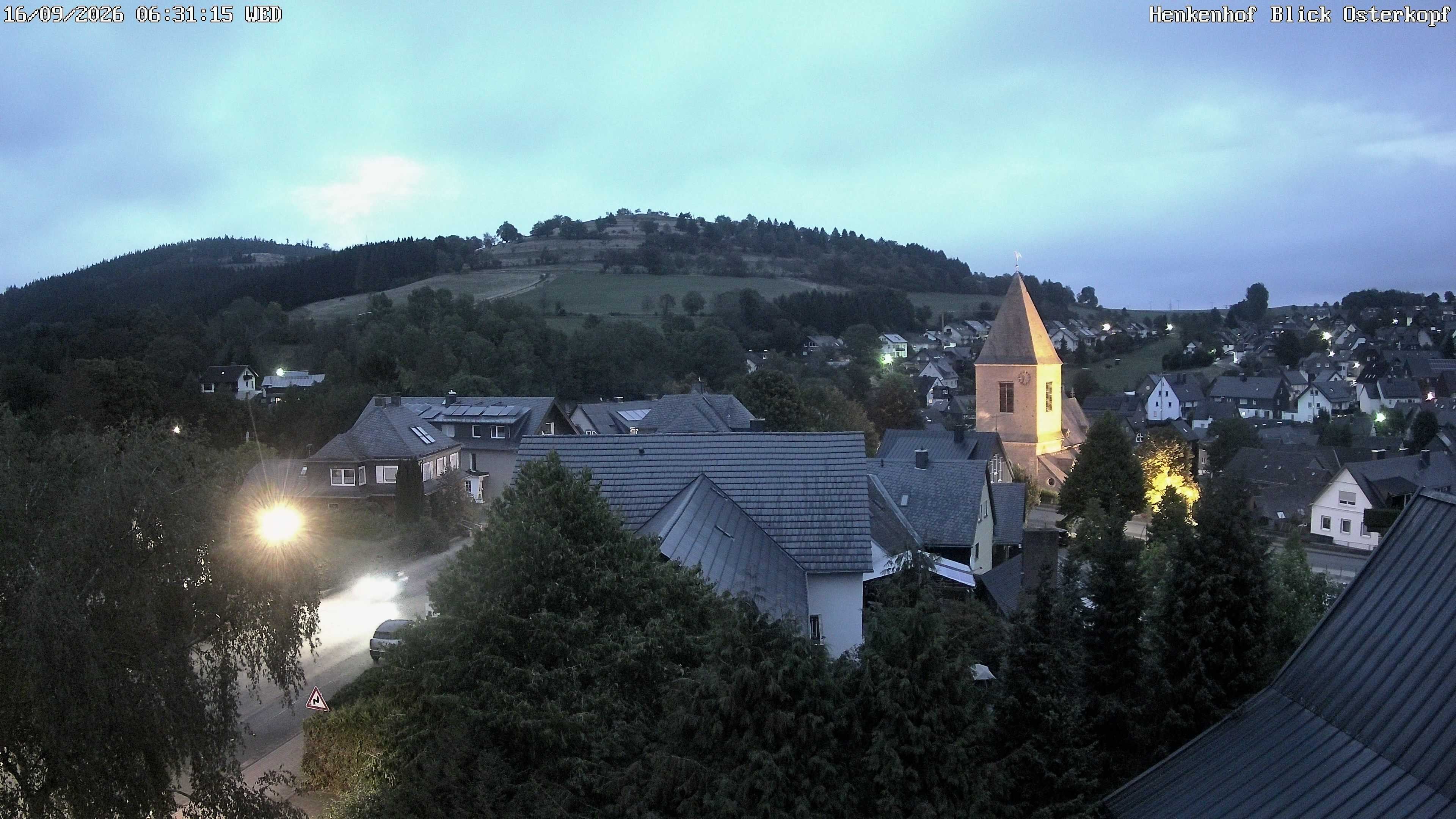 Archiv Foto Webcam Ortsmitte Usseln