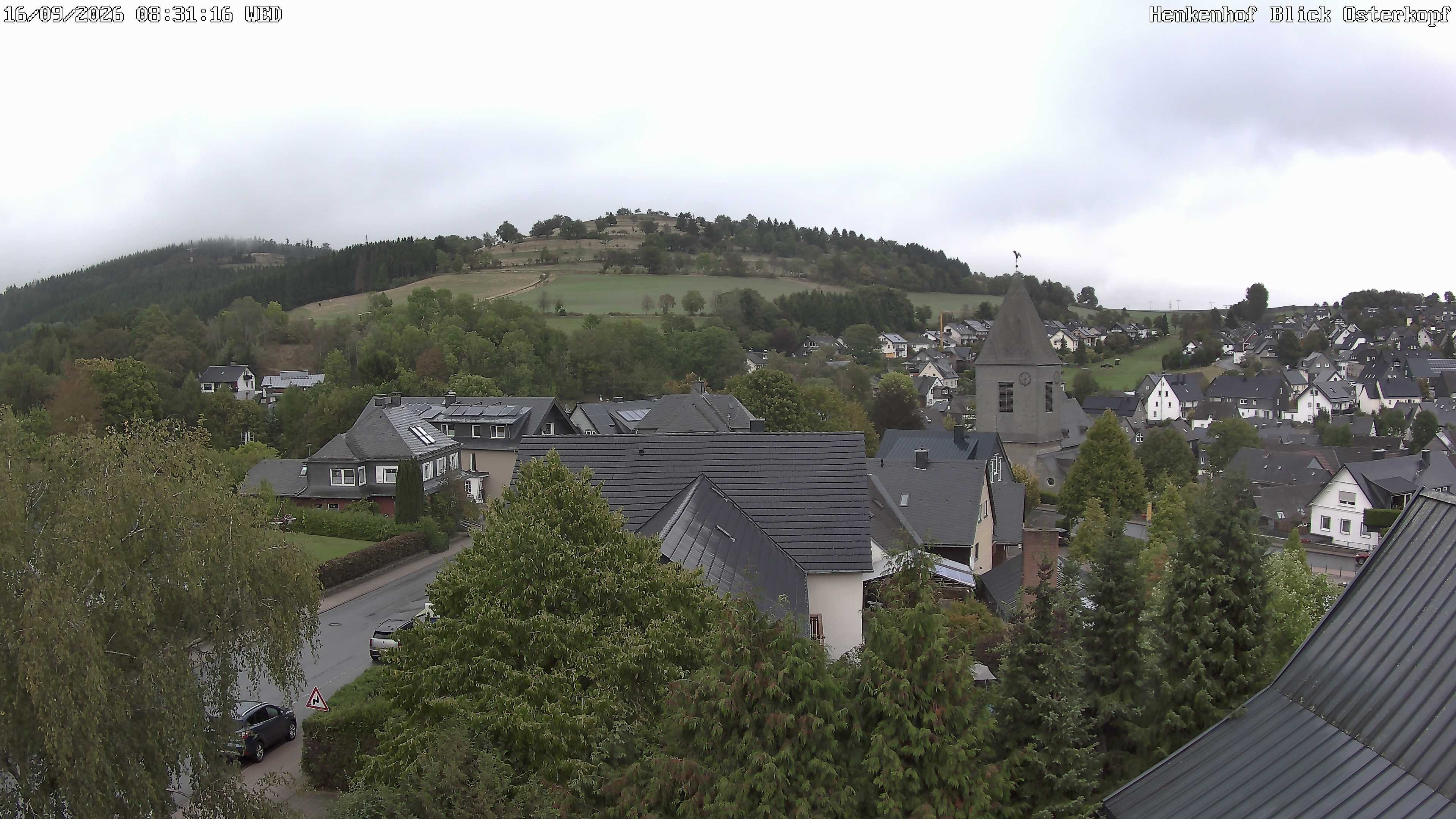 Archiv Foto Webcam Ortsmitte Usseln