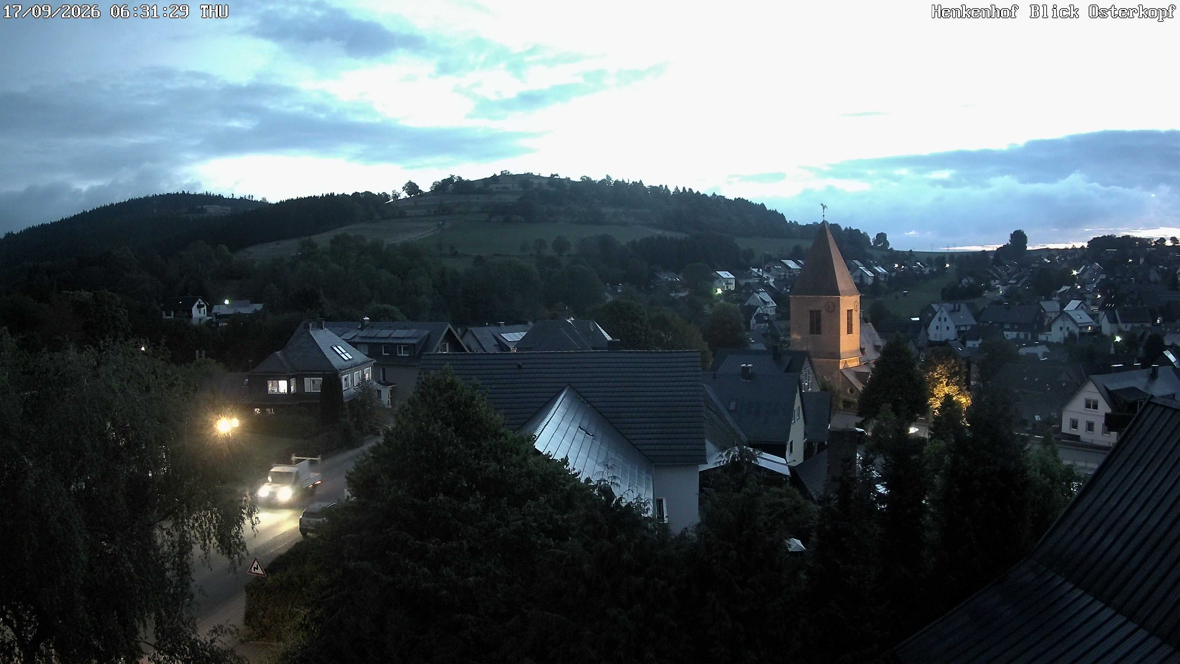 Archiv Foto Webcam Ortsmitte Usseln
