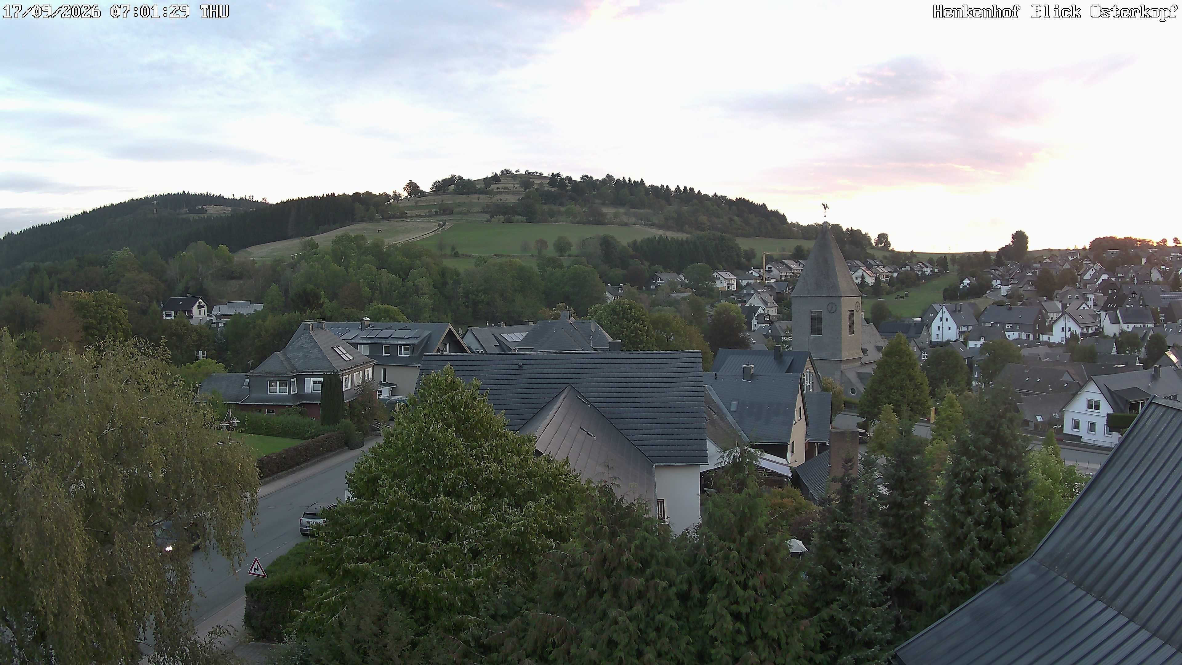Archiv Foto Webcam Ortsmitte Usseln