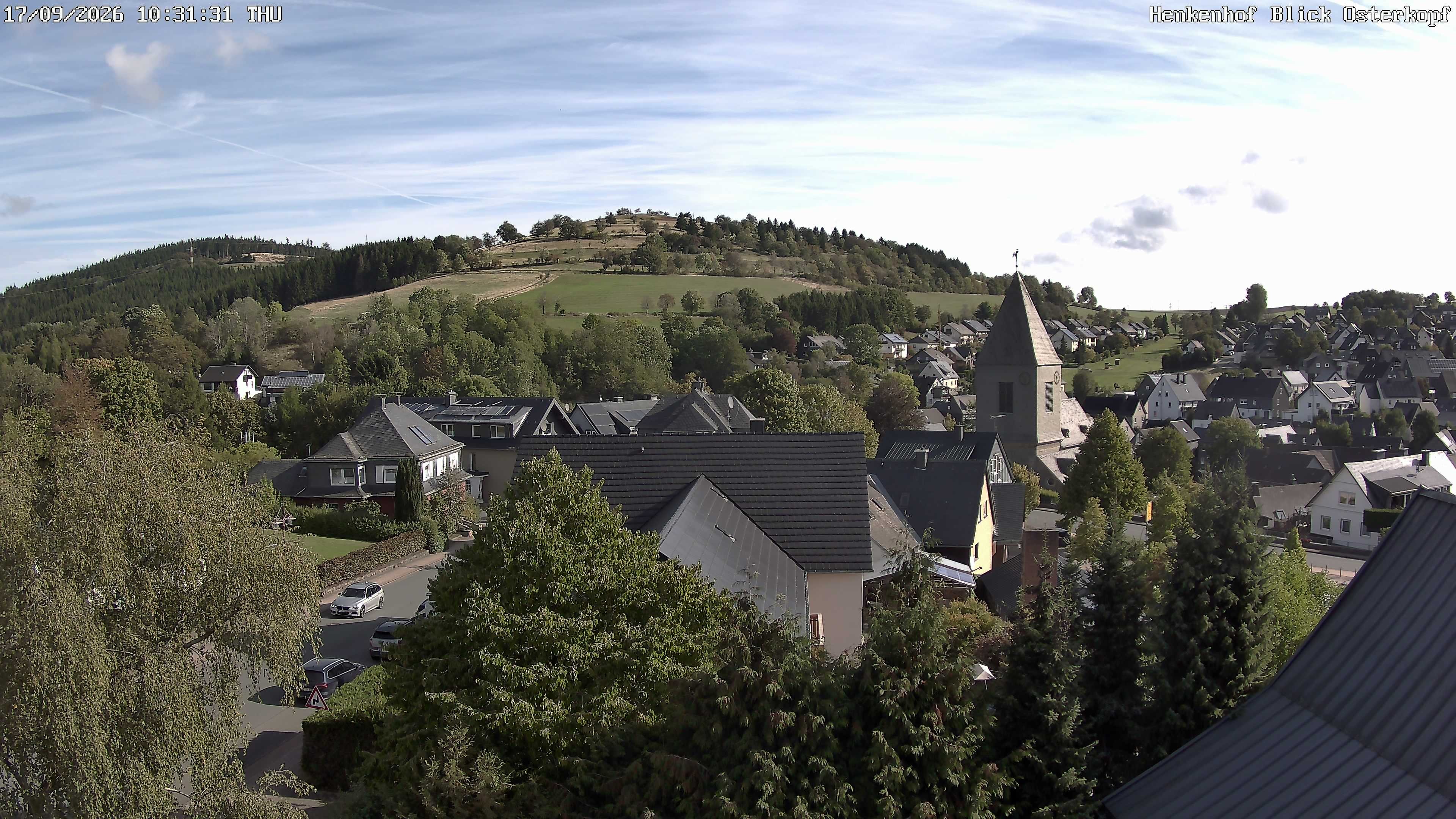 Archiv Foto Webcam Ortsmitte Usseln