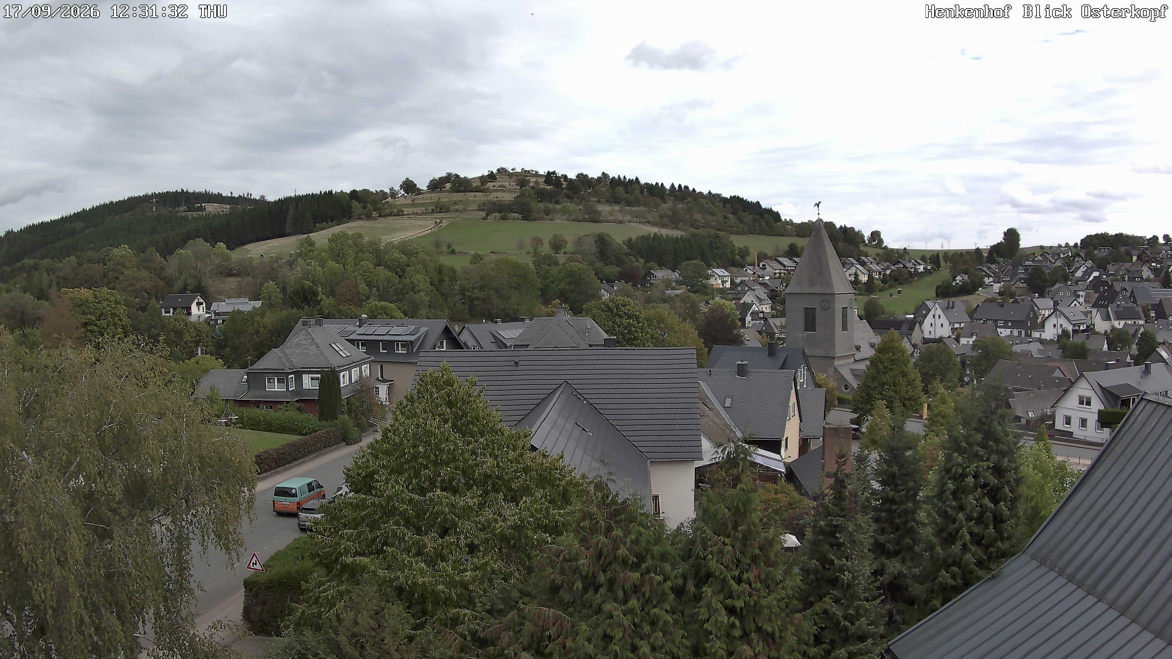Archiv Foto Webcam Ortsmitte Usseln