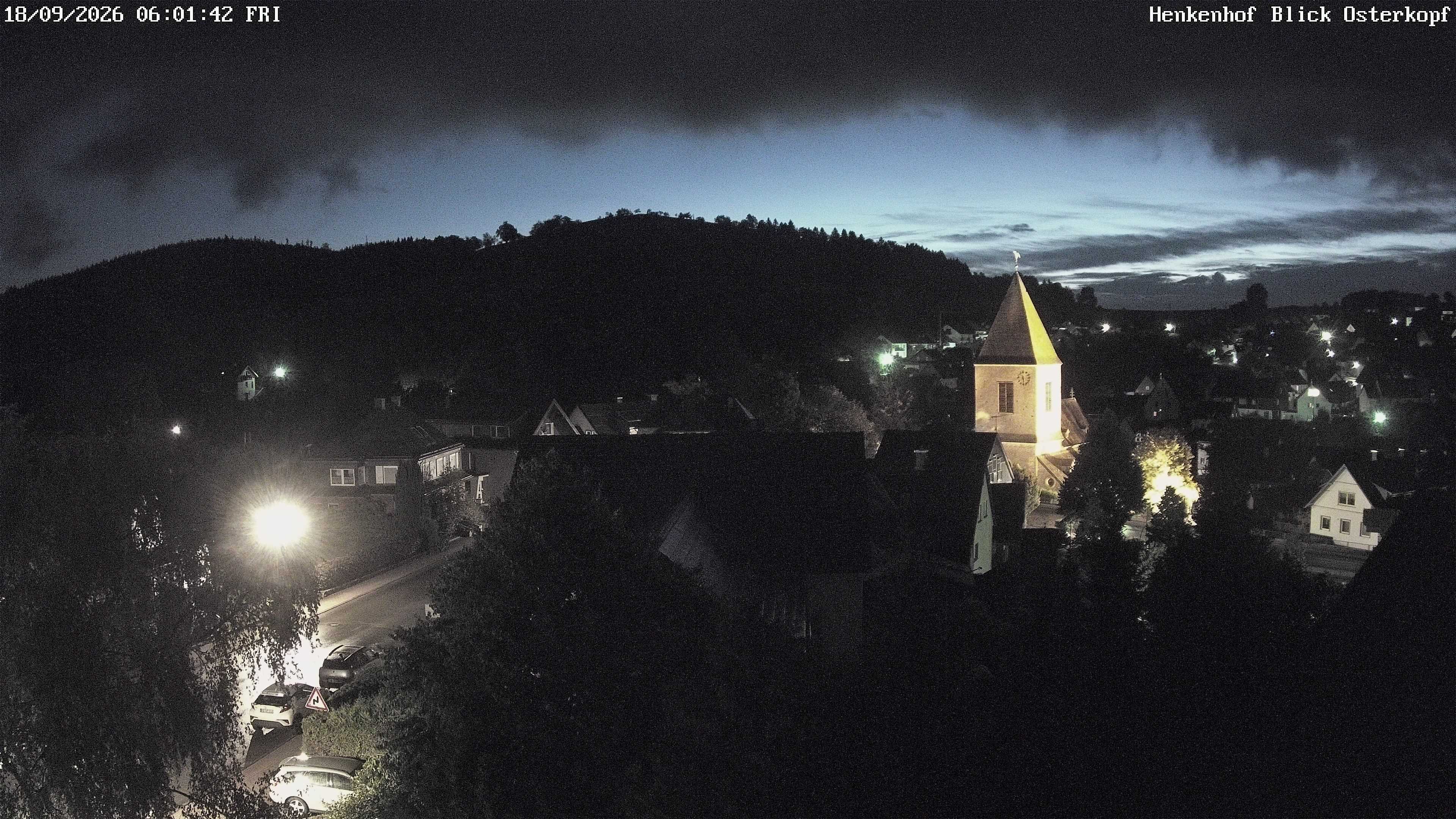 Archived image Webcam Willingen: View Usseln Village