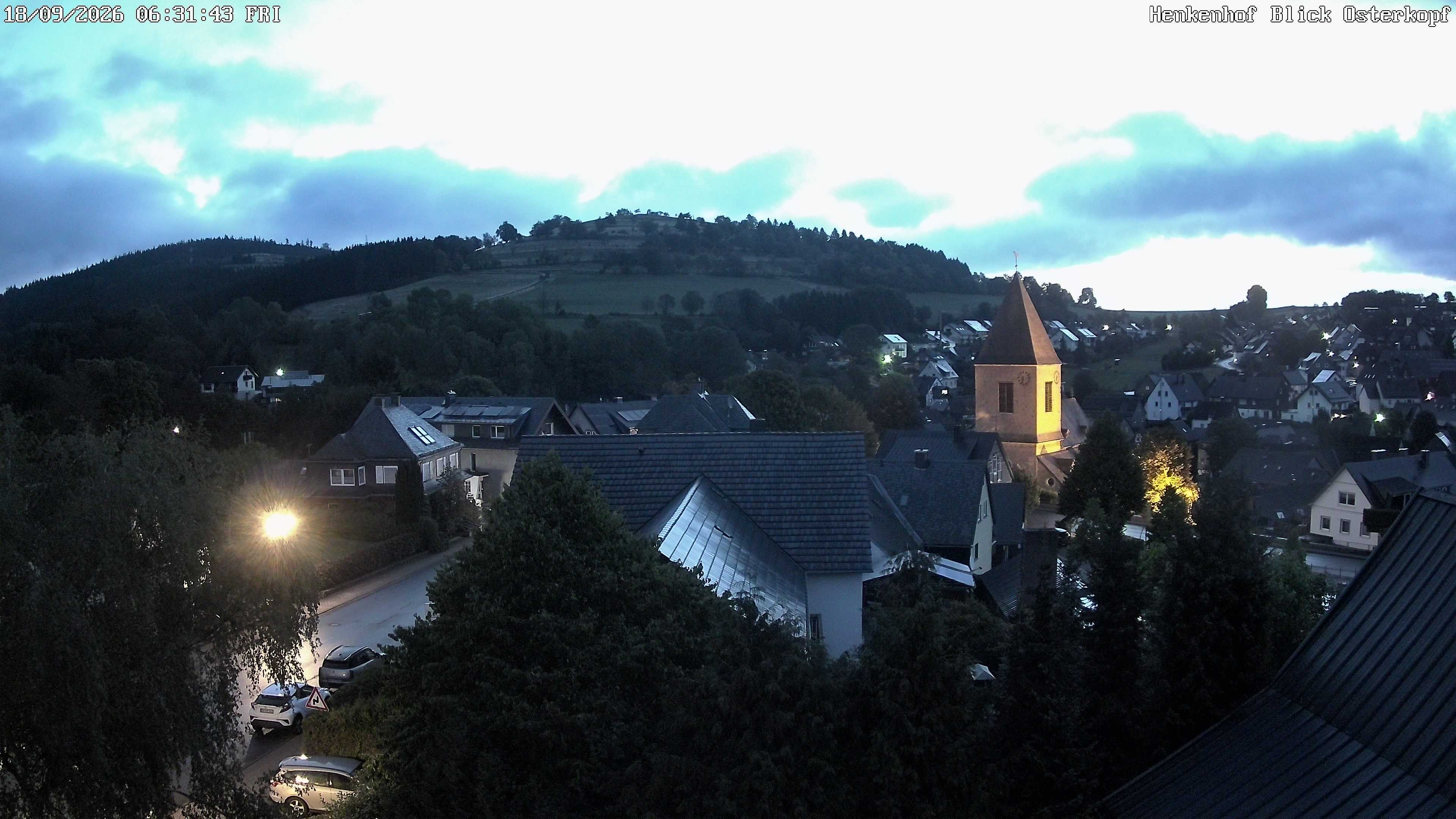 Archived image Webcam Willingen: View Usseln Village