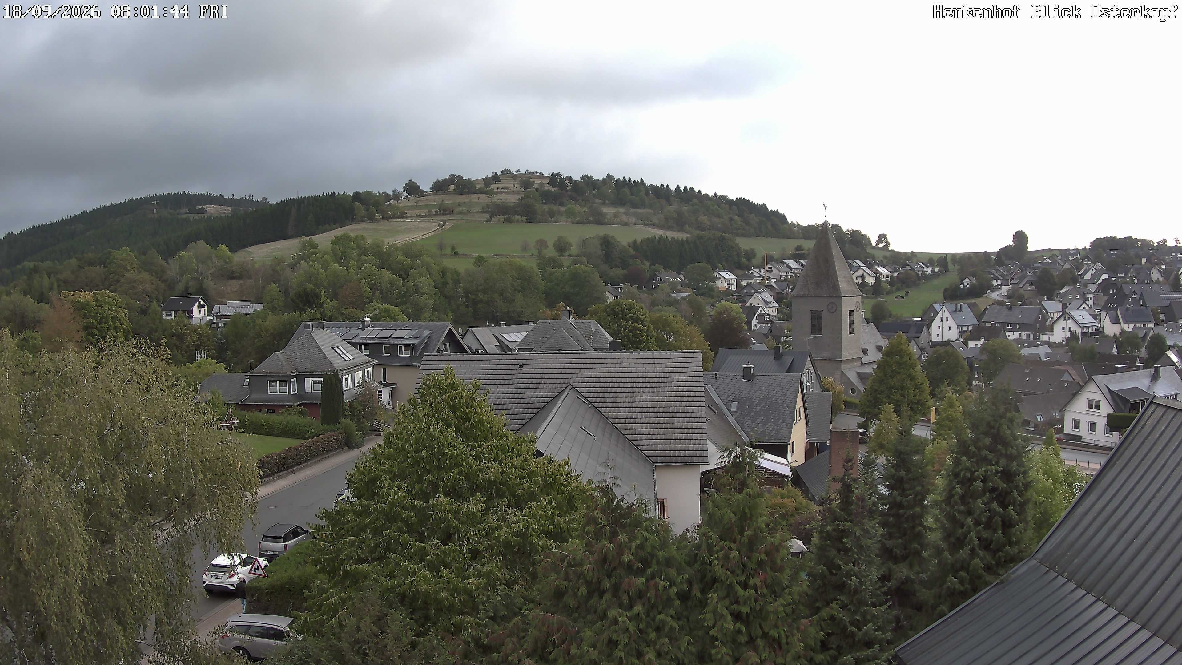 Archived image Webcam Willingen: View Usseln Village