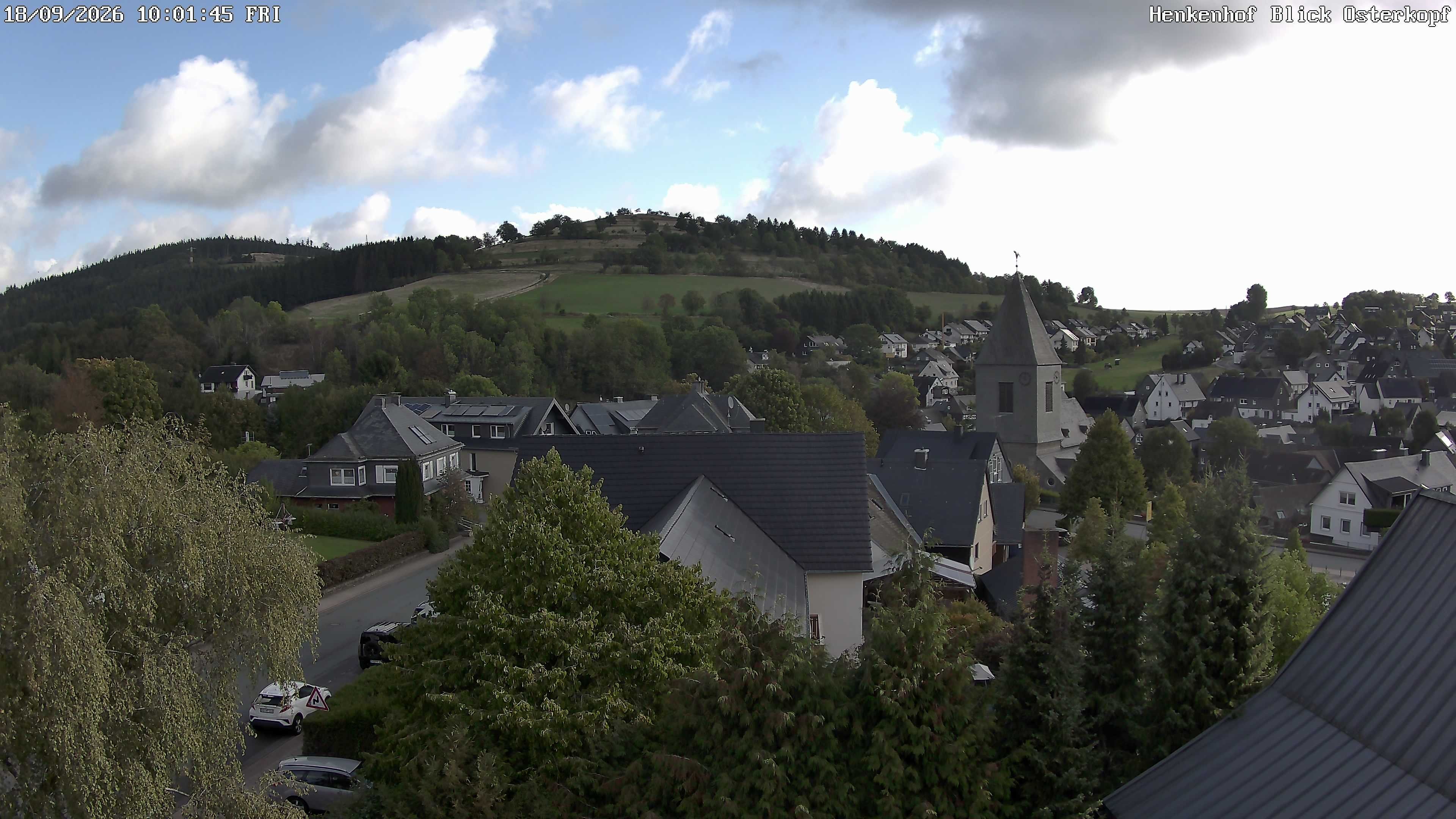 Archived image Webcam Willingen: View Usseln Village