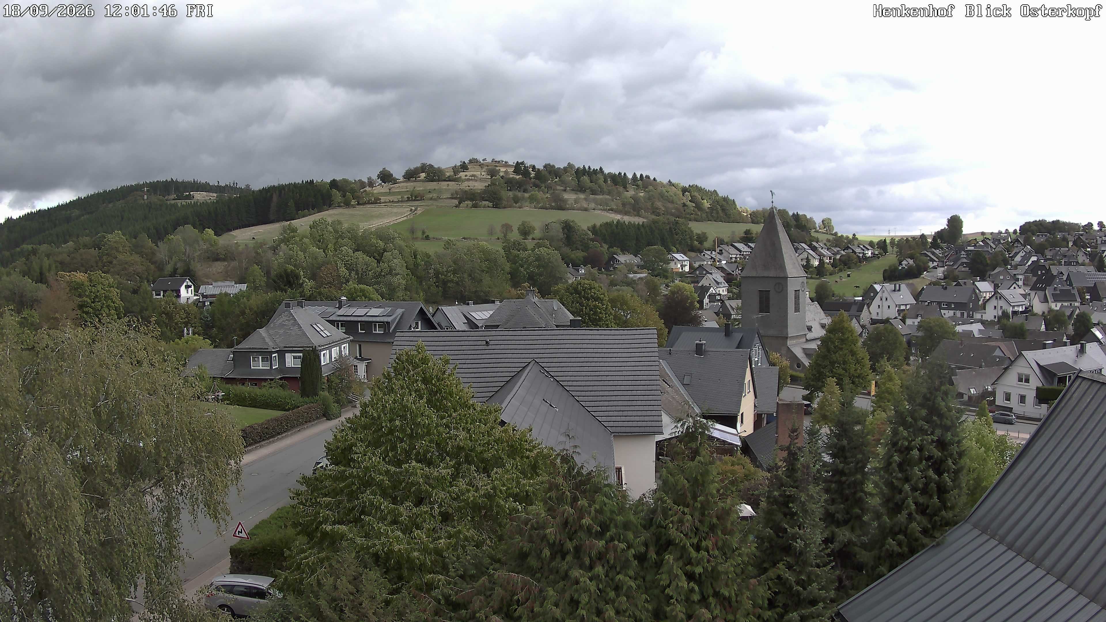 Archived image Webcam Willingen: View Usseln Village