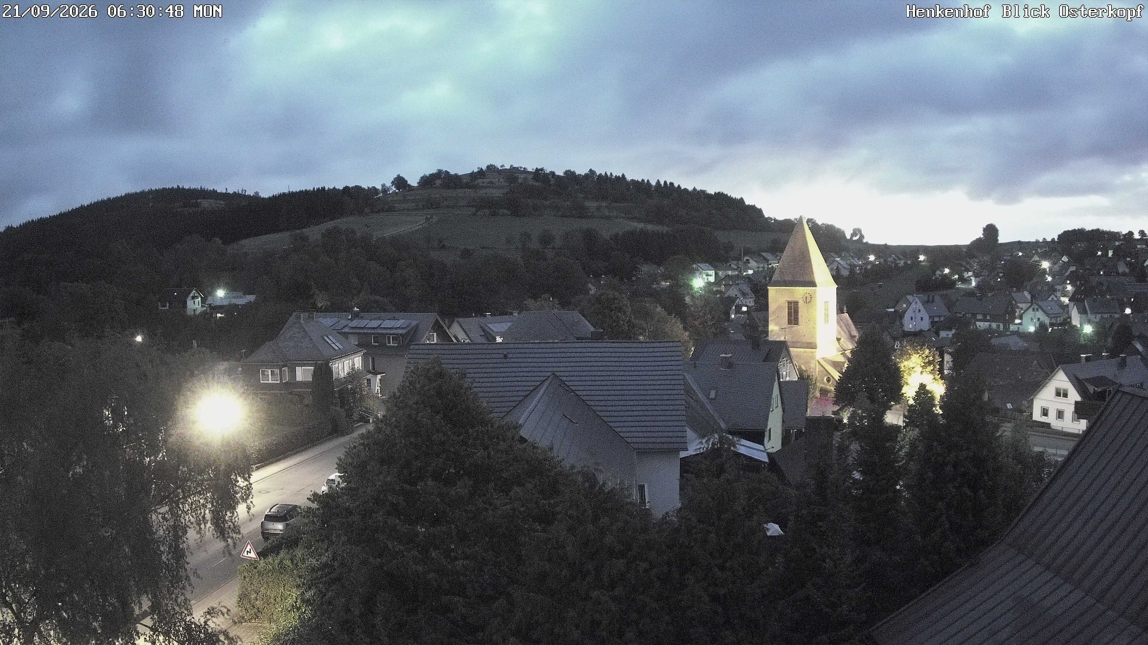 Archiv Foto Webcam Ortsmitte Usseln