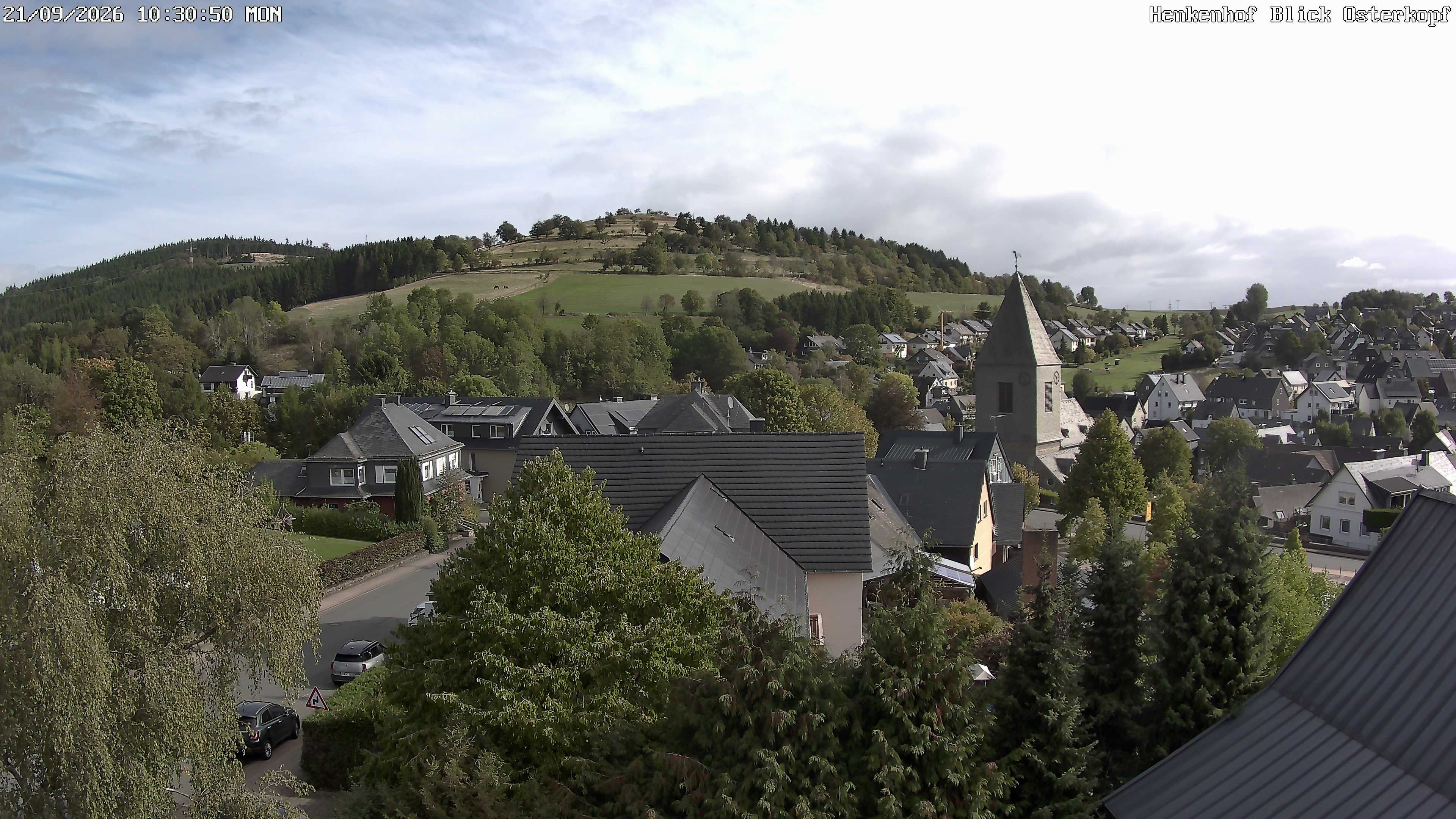 Archived image Webcam Willingen: View Usseln Village