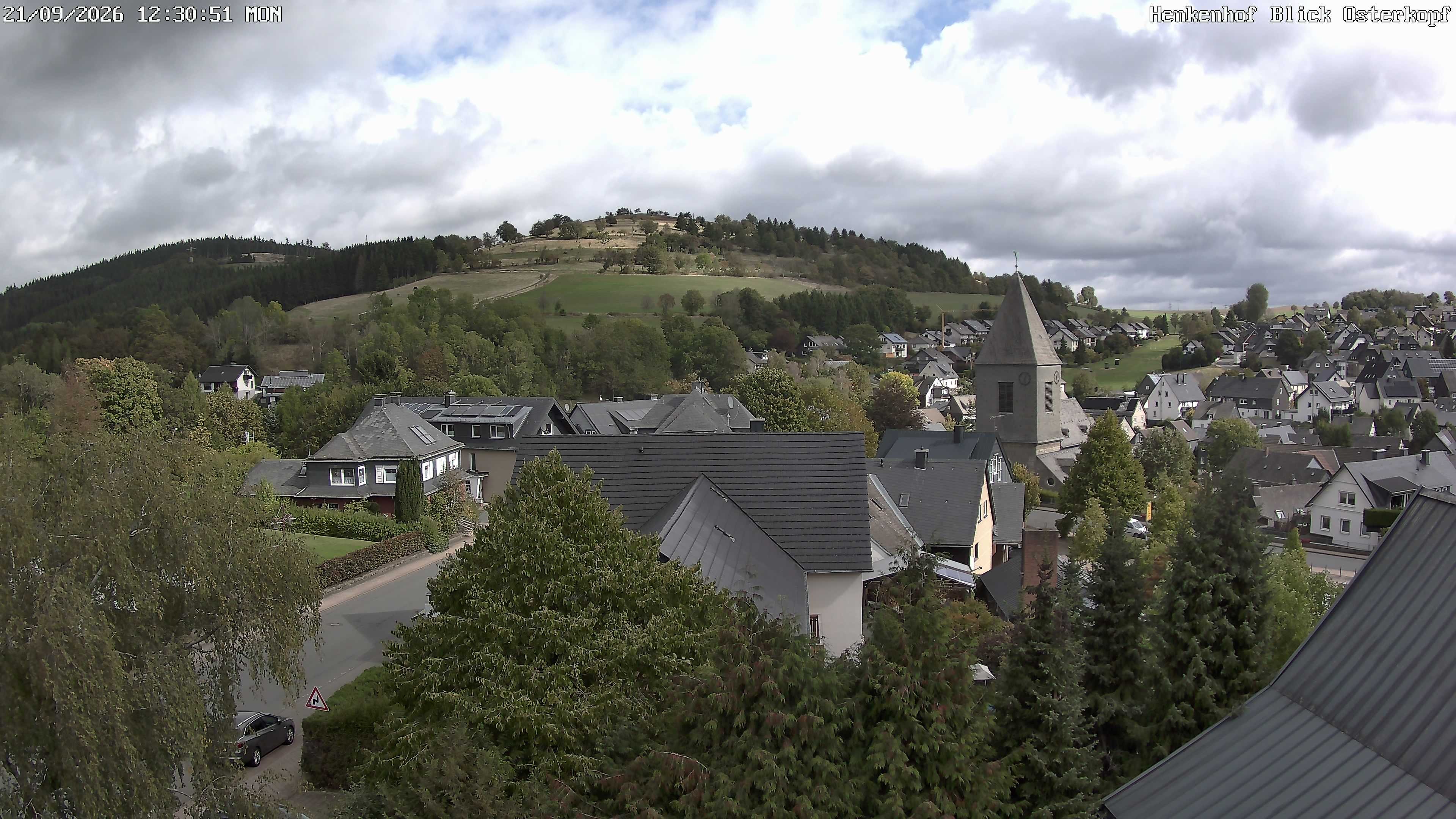 Archived image Webcam Willingen: View Usseln Village