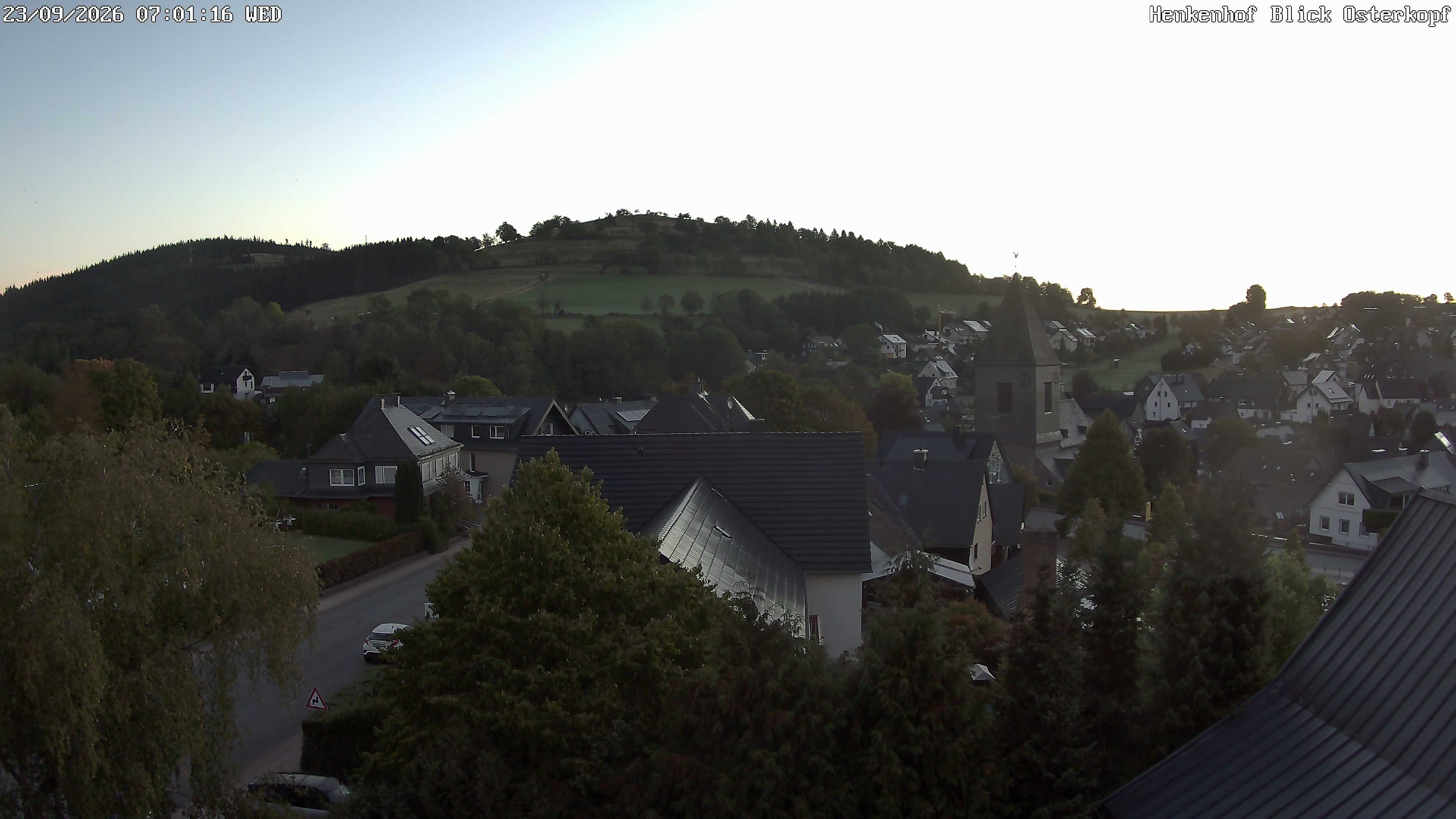 Archived image Webcam Willingen: View Usseln Village