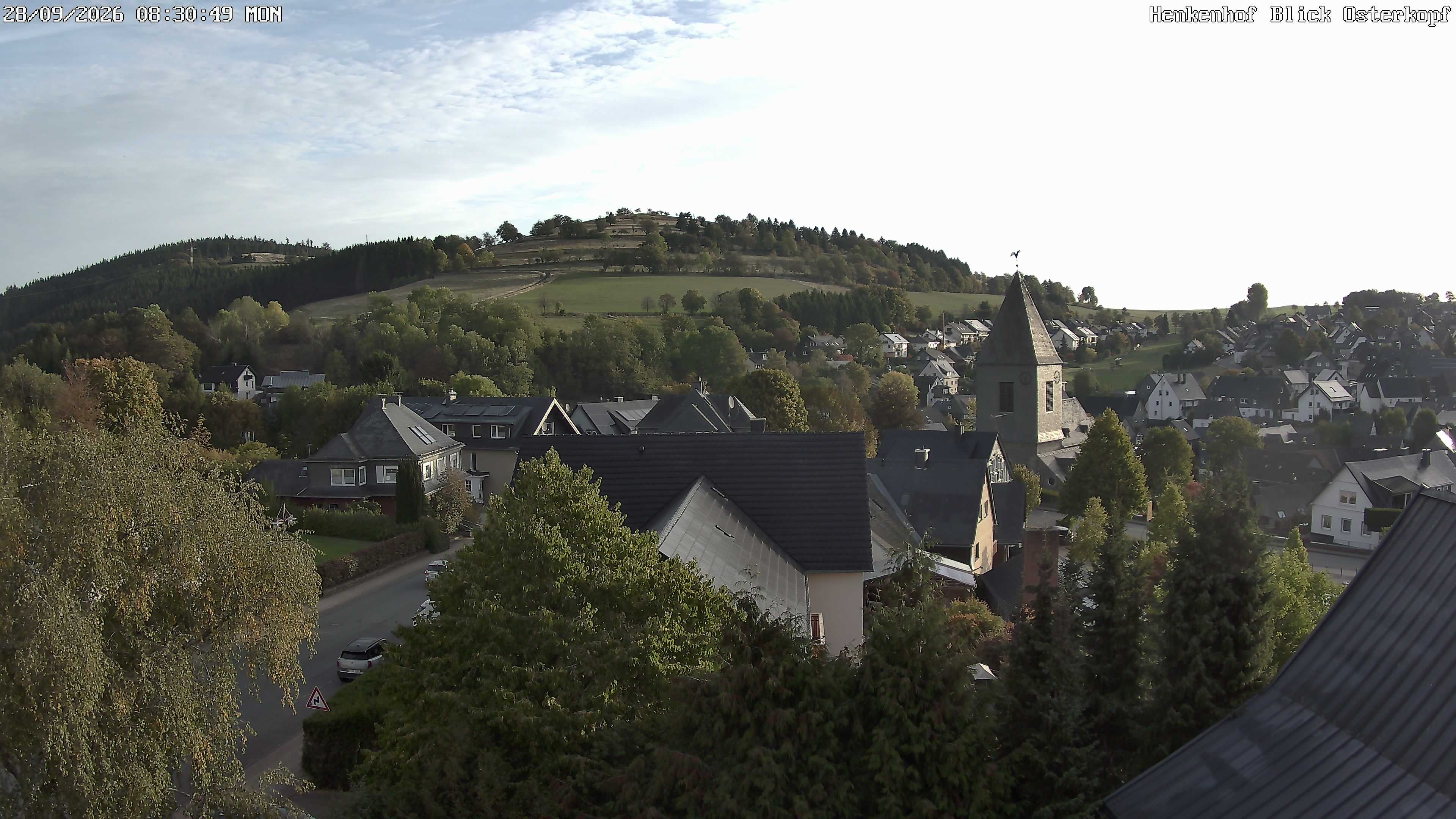 Archived image Webcam Willingen: View Usseln Village