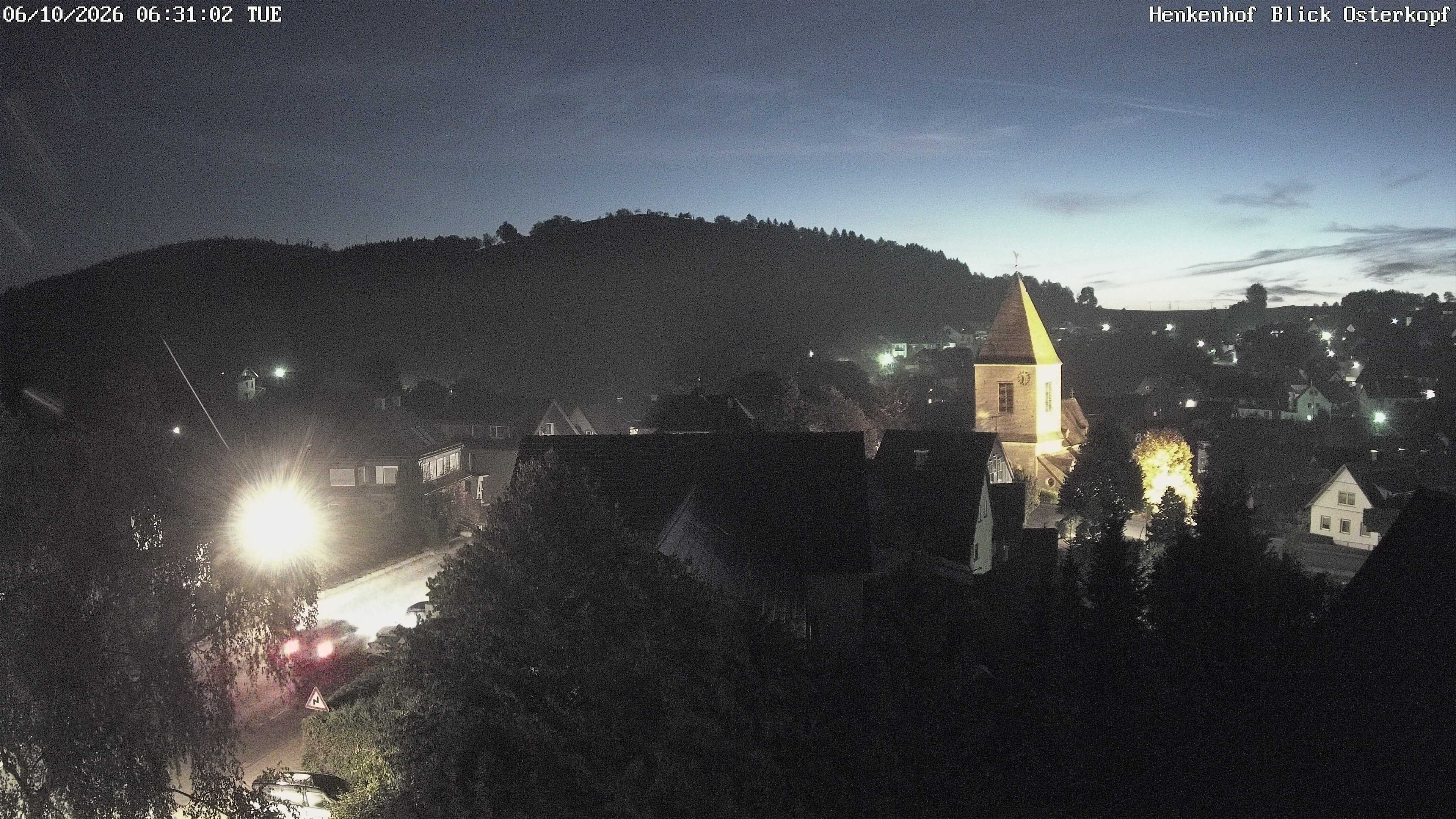 Archiv Foto Webcam Ortsmitte Usseln