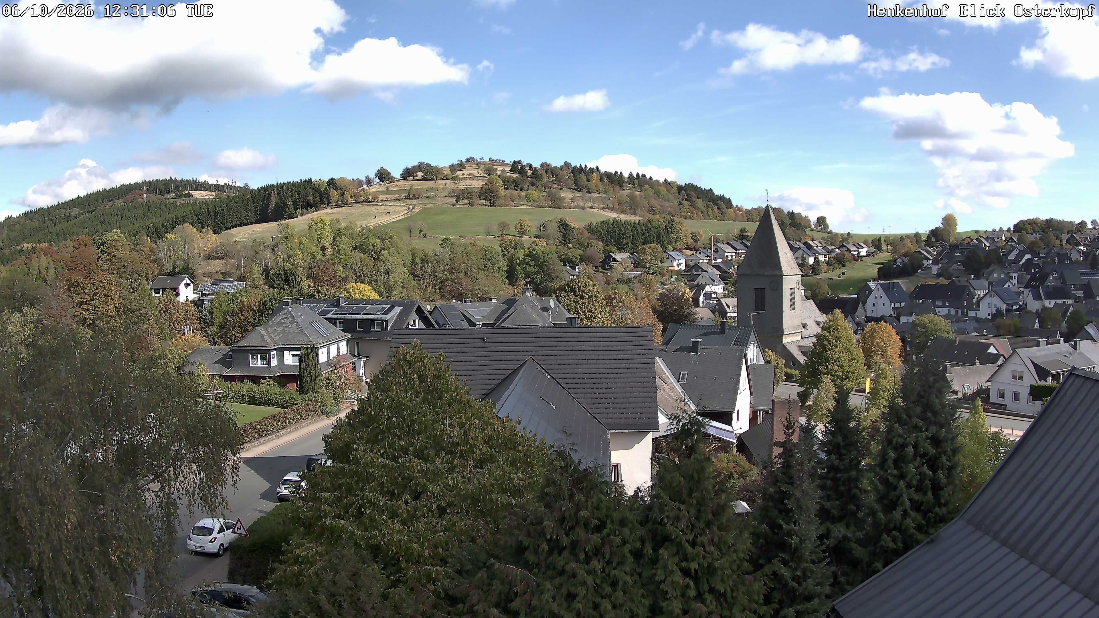 Archiv Foto Webcam Ortsmitte Usseln