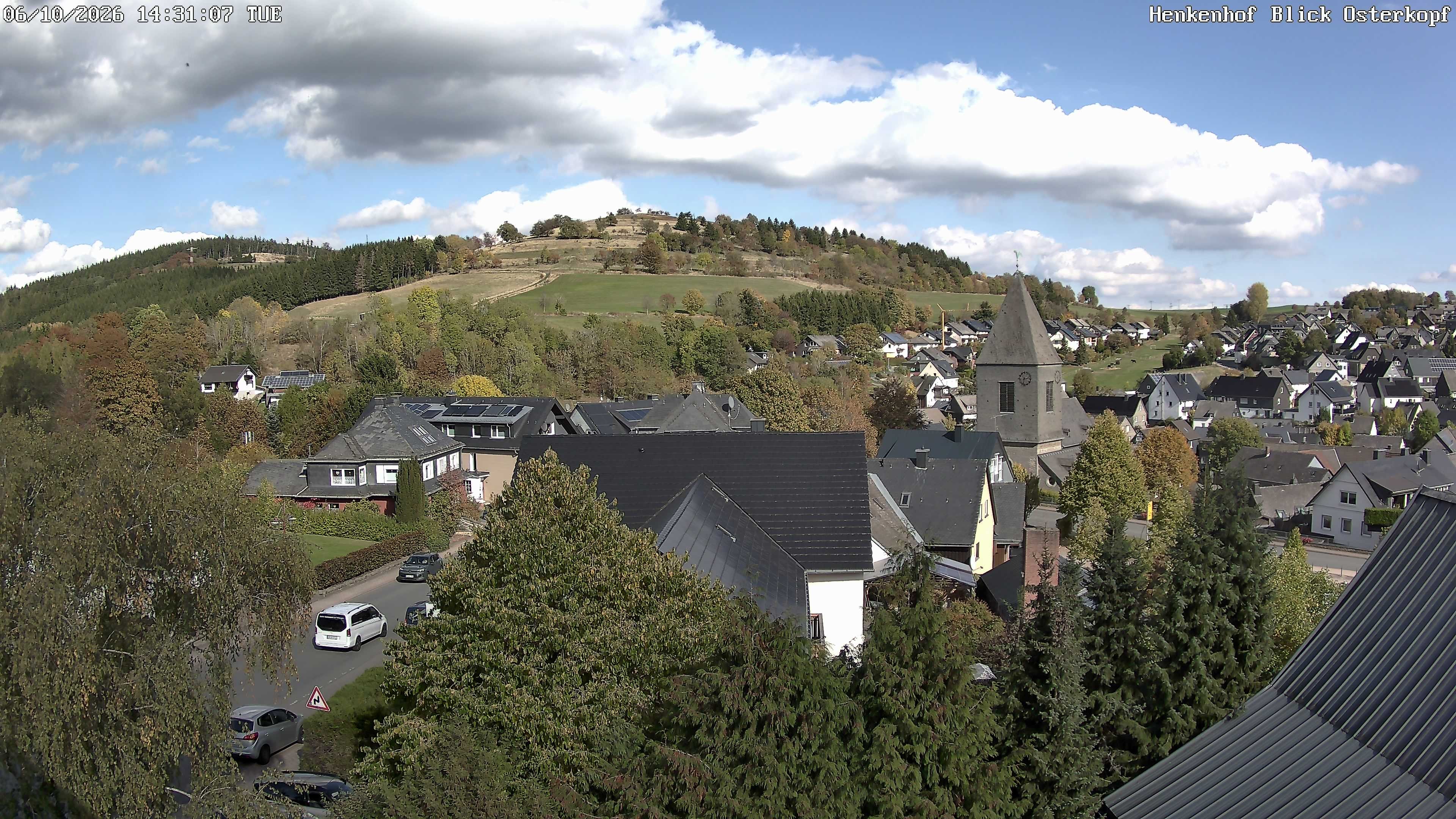 Archiv Foto Webcam Ortsmitte Usseln