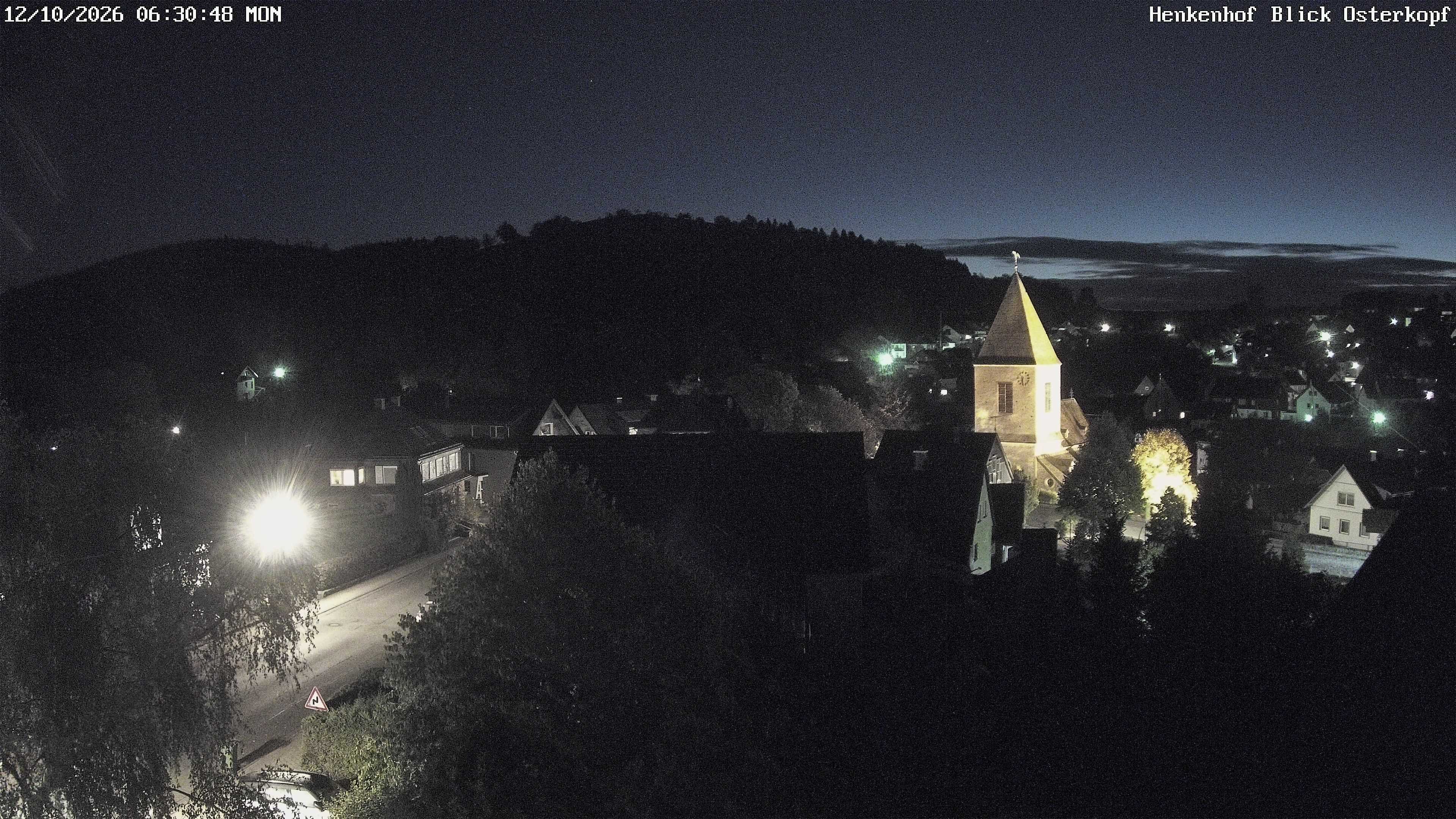 Archiv Foto Webcam Ortsmitte Usseln