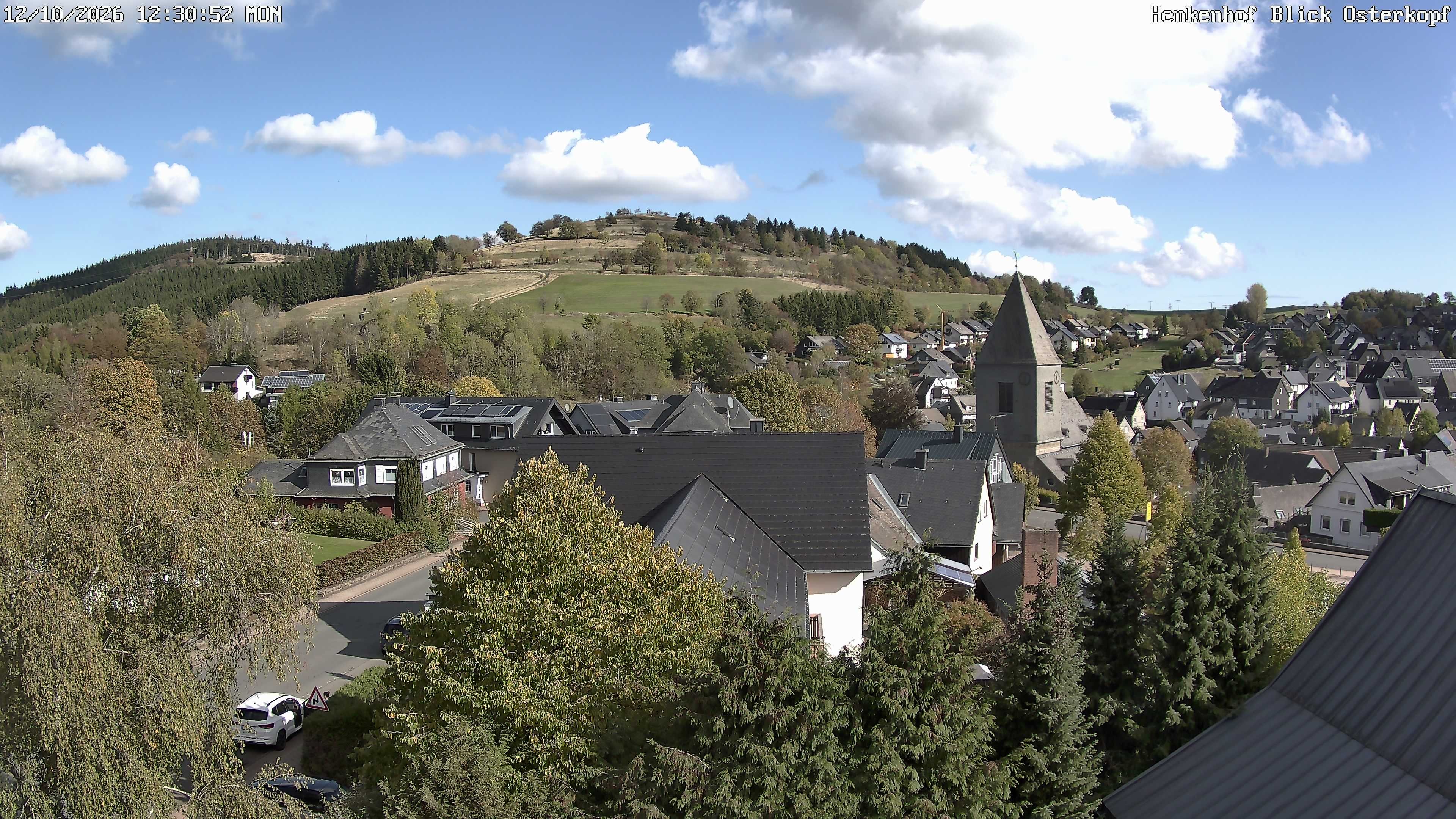 Archiv Foto Webcam Ortsmitte Usseln
