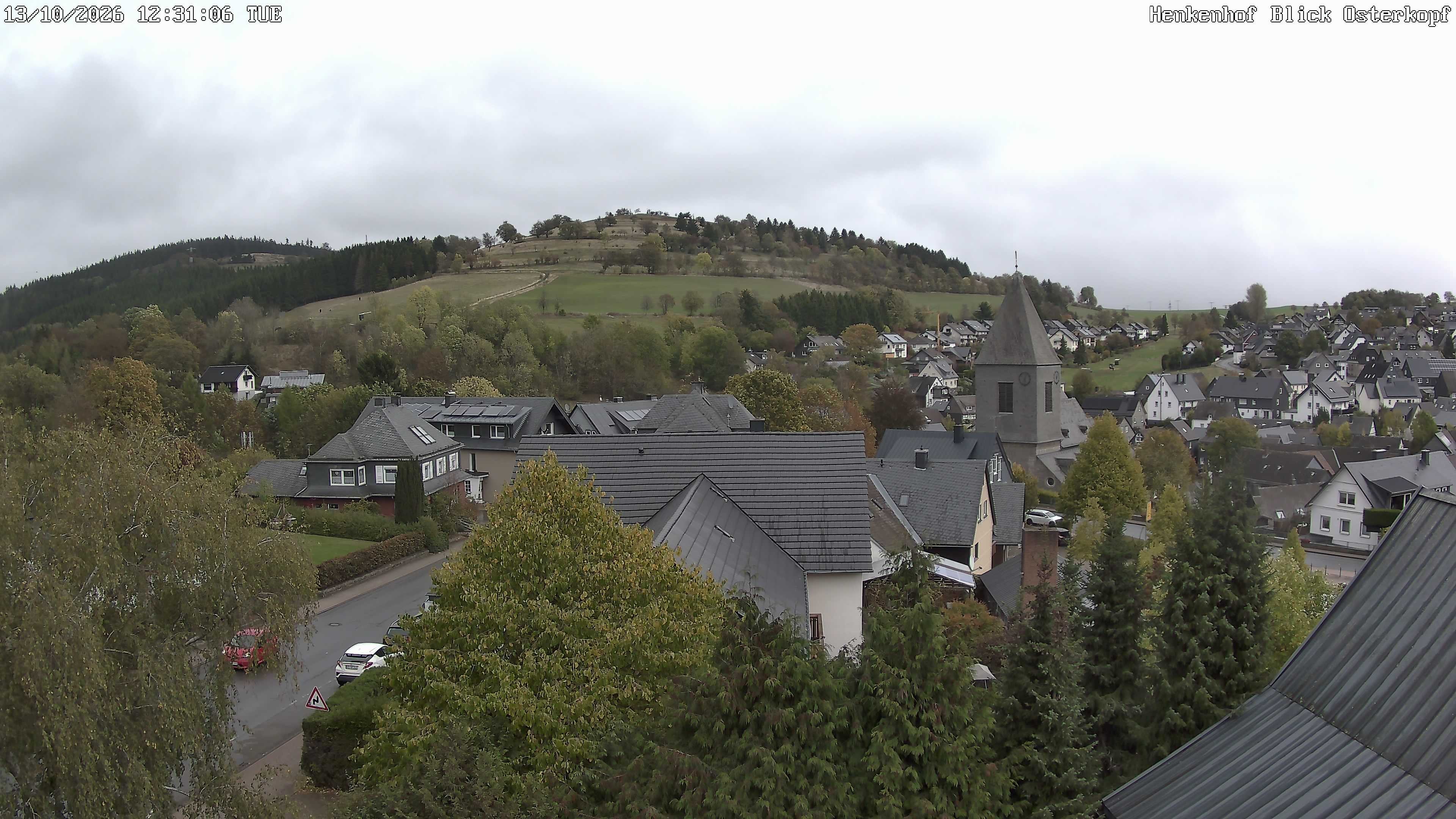 Archiv Foto Webcam Ortsmitte Usseln