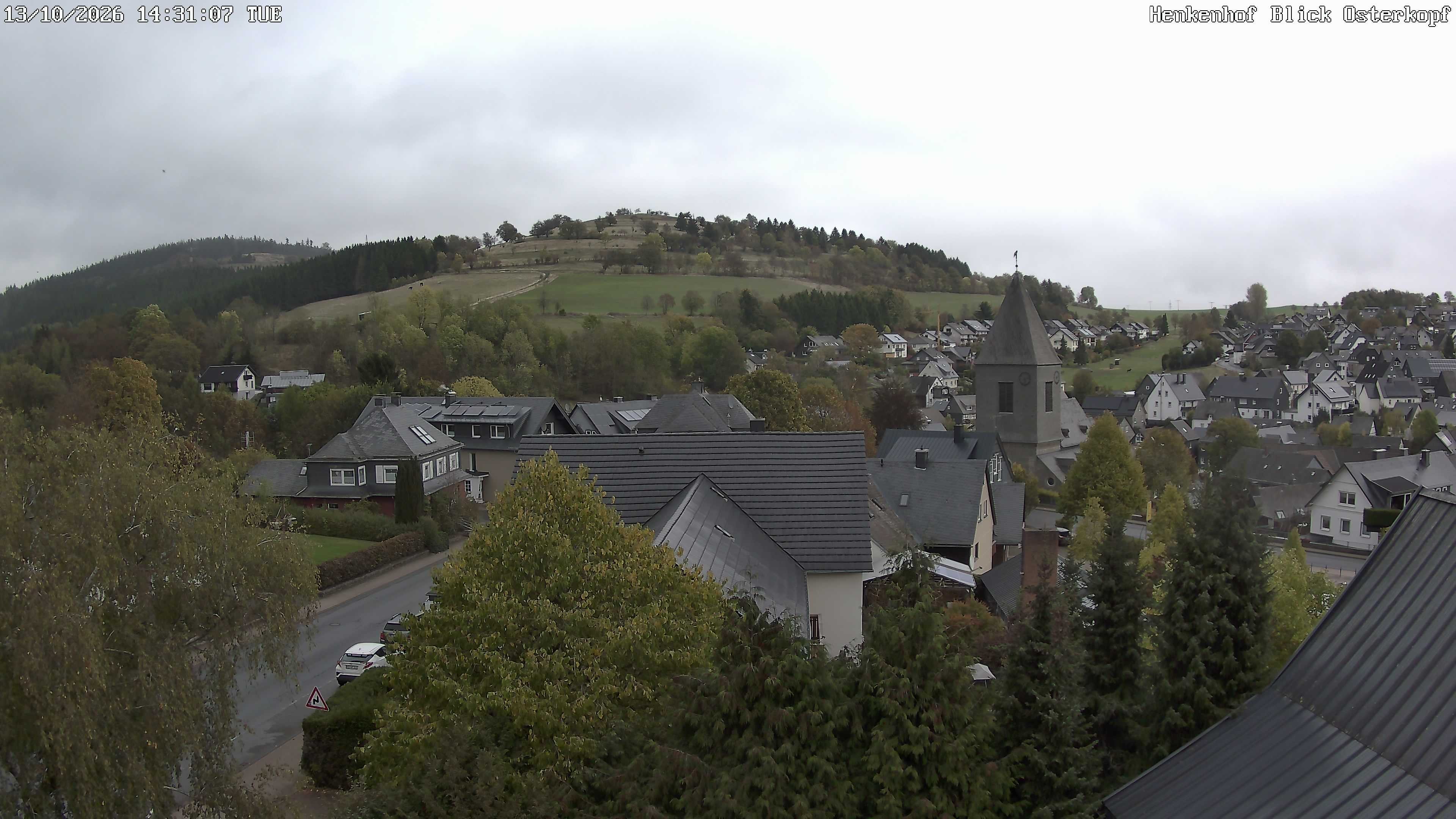 Archiv Foto Webcam Ortsmitte Usseln