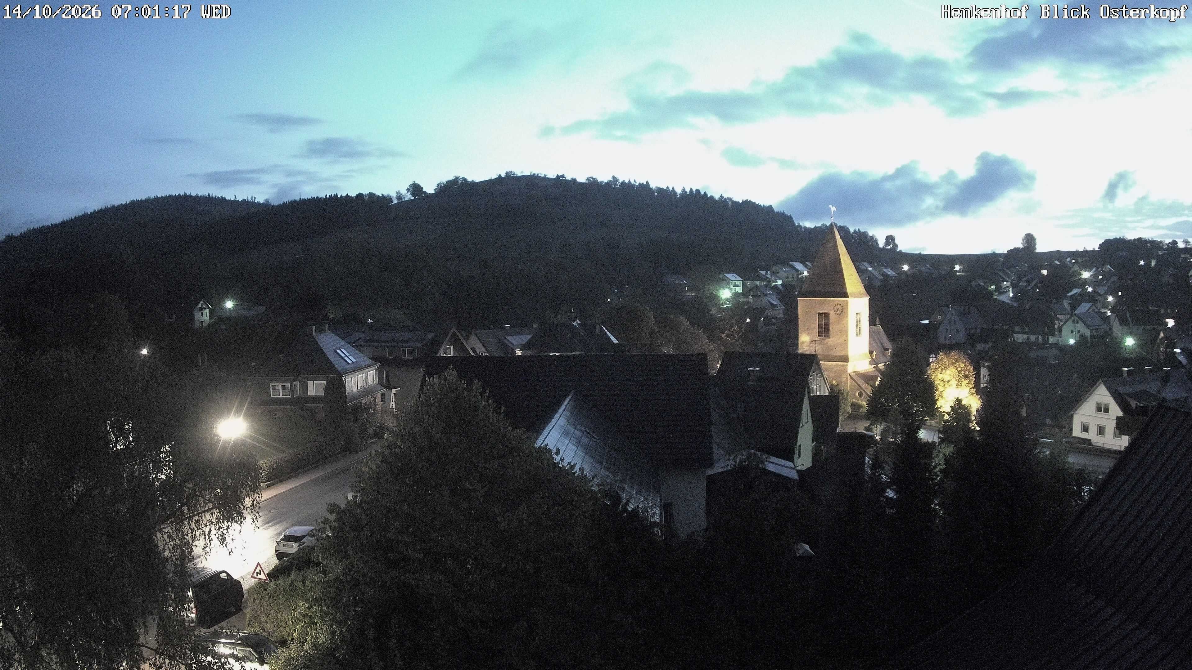 Archived image Webcam Willingen: View Usseln Village