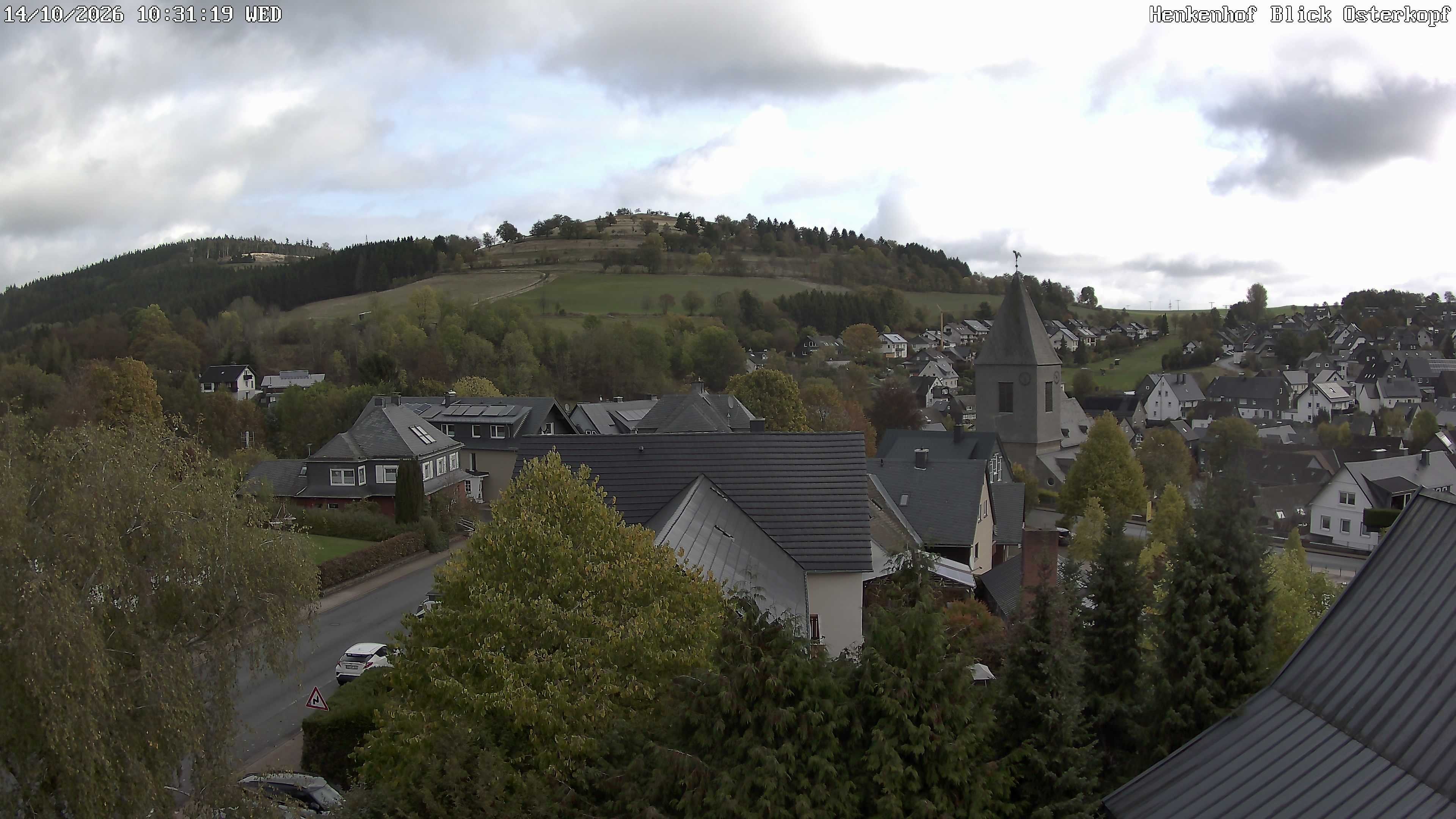 Archived image Webcam Willingen: View Usseln Village