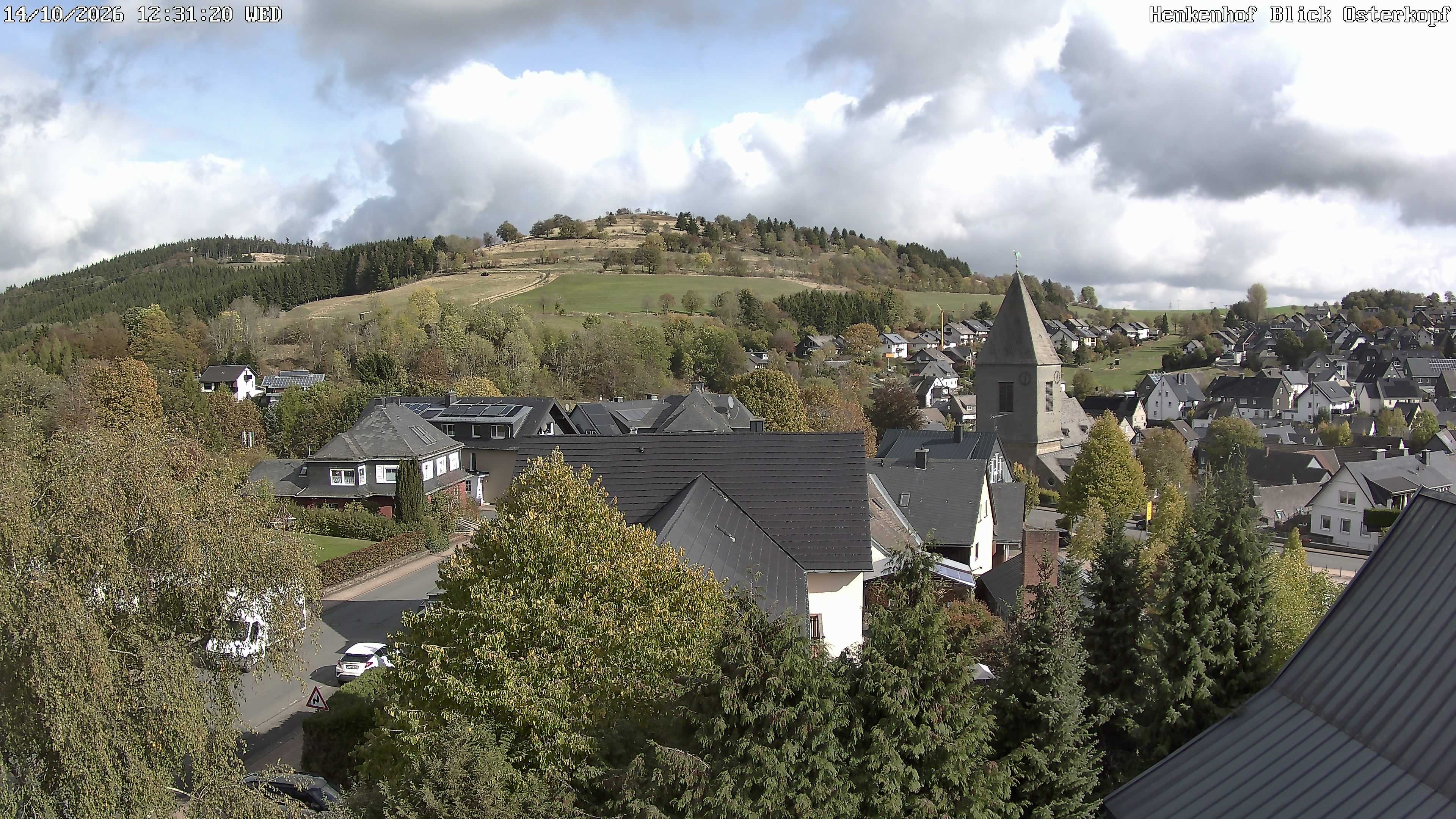 Archived image Webcam Willingen: View Usseln Village
