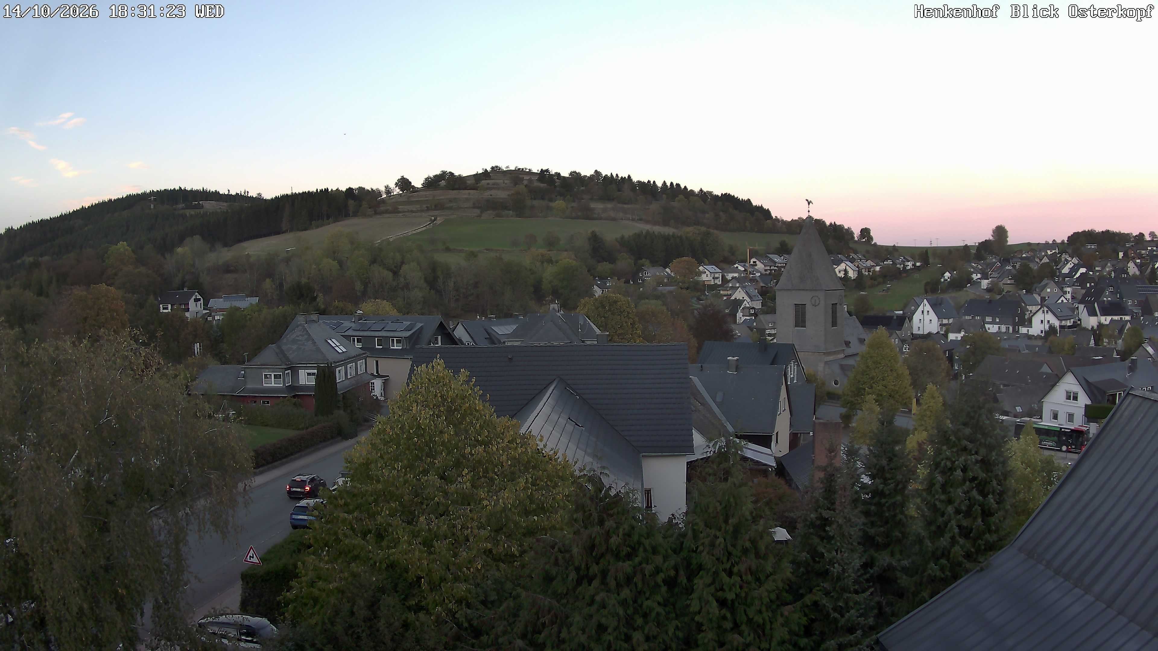 Archived image Webcam Willingen: View Usseln Village