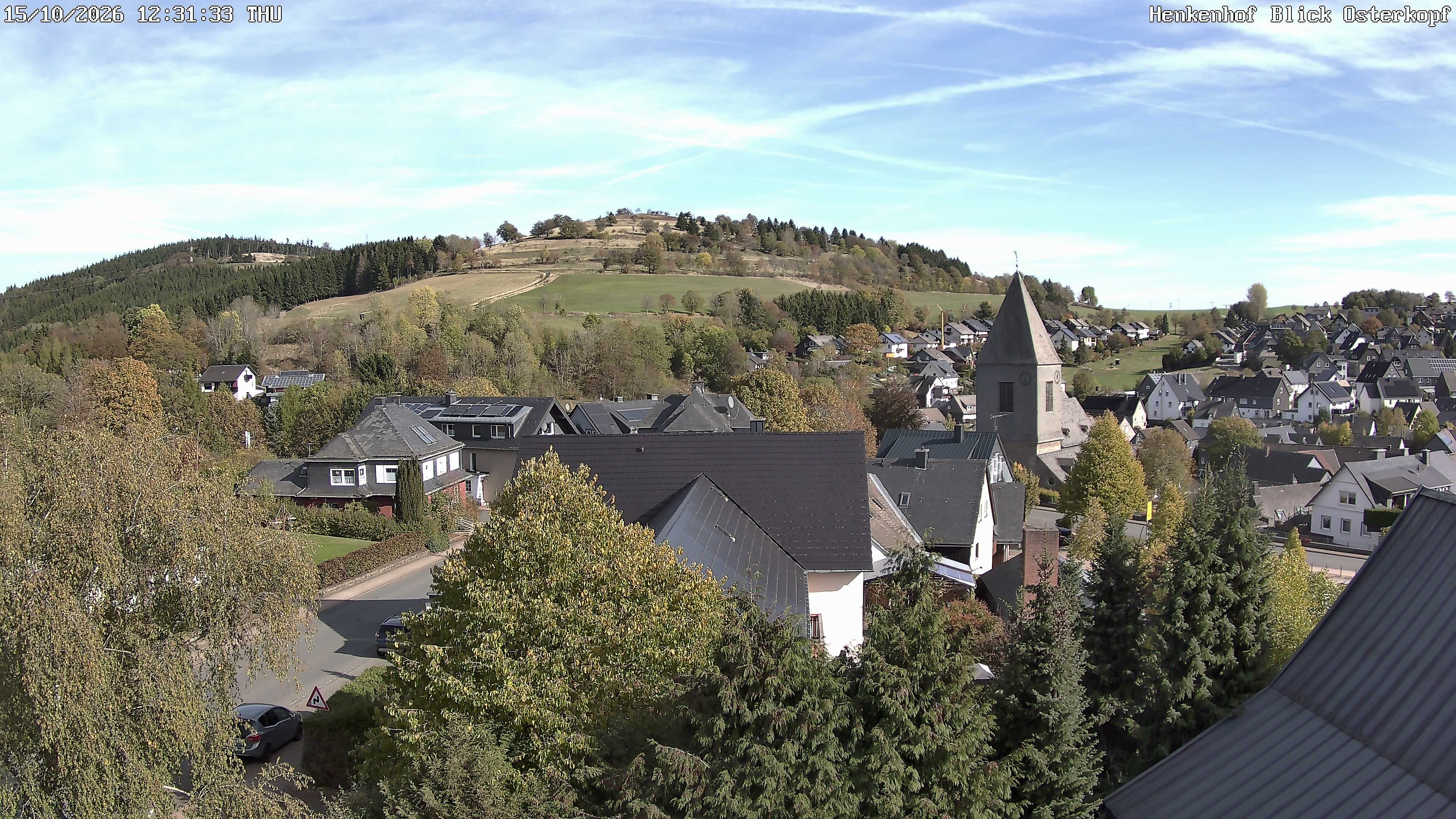 Archiv Foto Webcam Ortsmitte Usseln