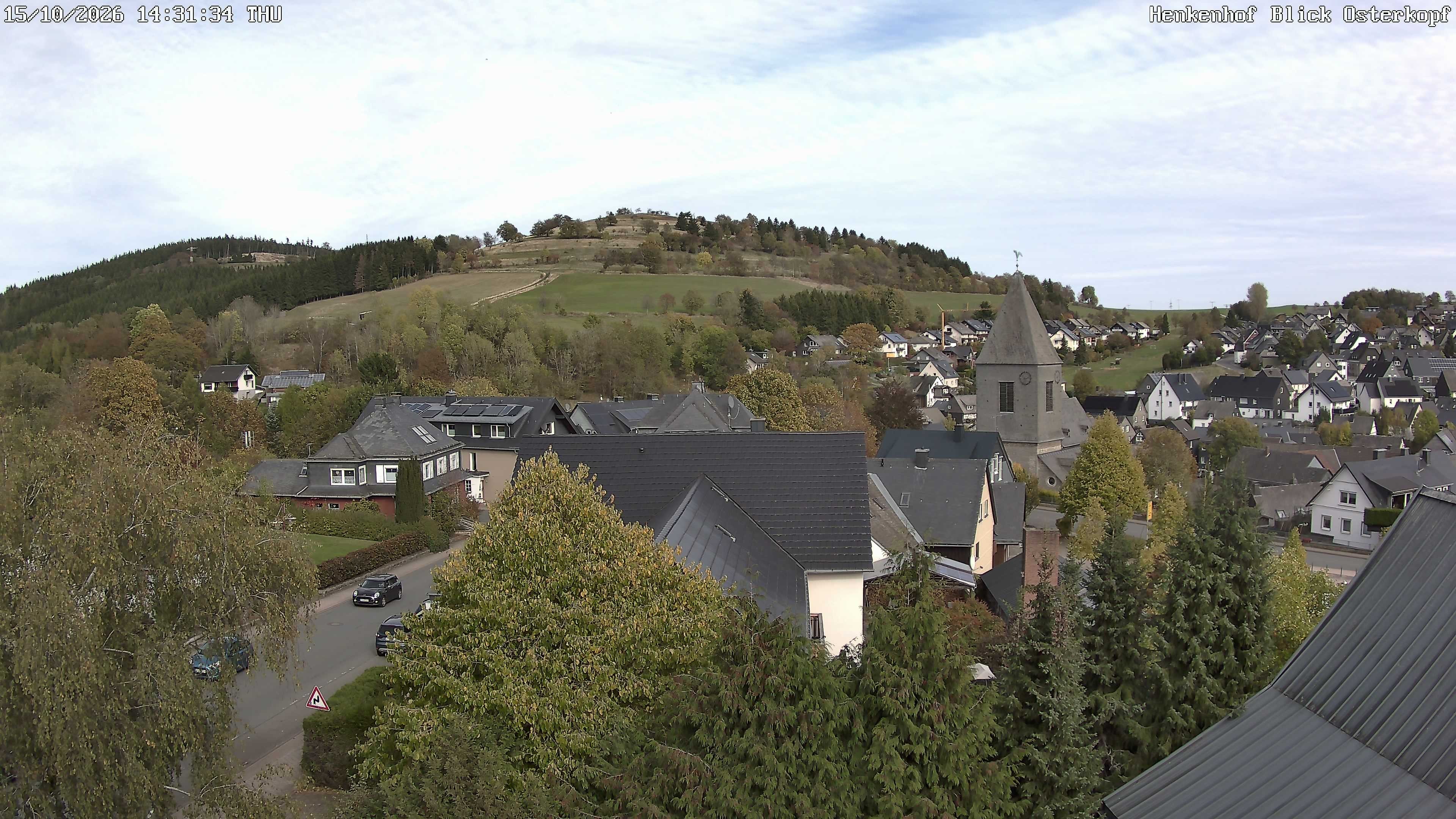 Archiv Foto Webcam Ortsmitte Usseln