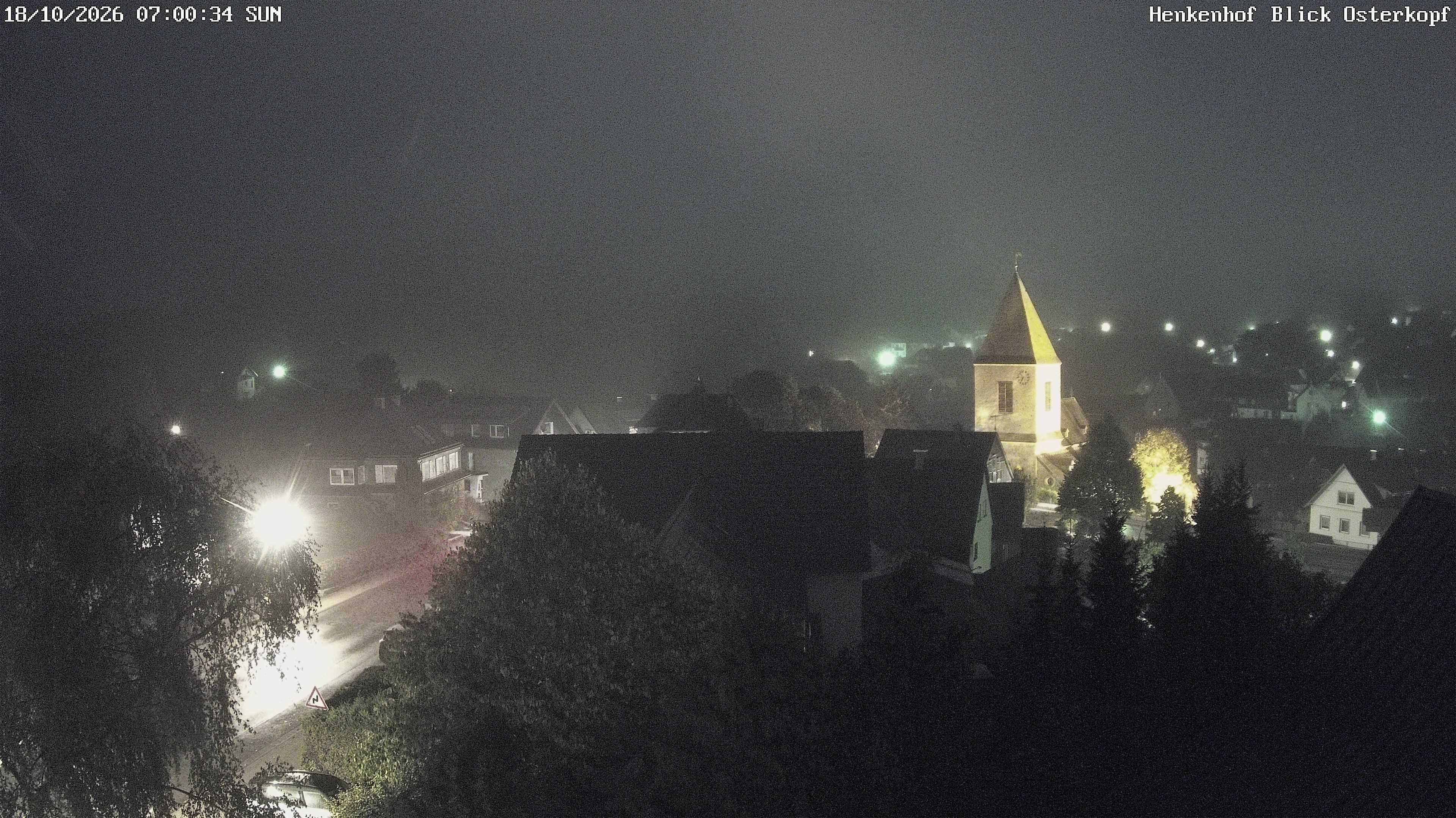 Archived image Webcam Willingen: View Usseln Village