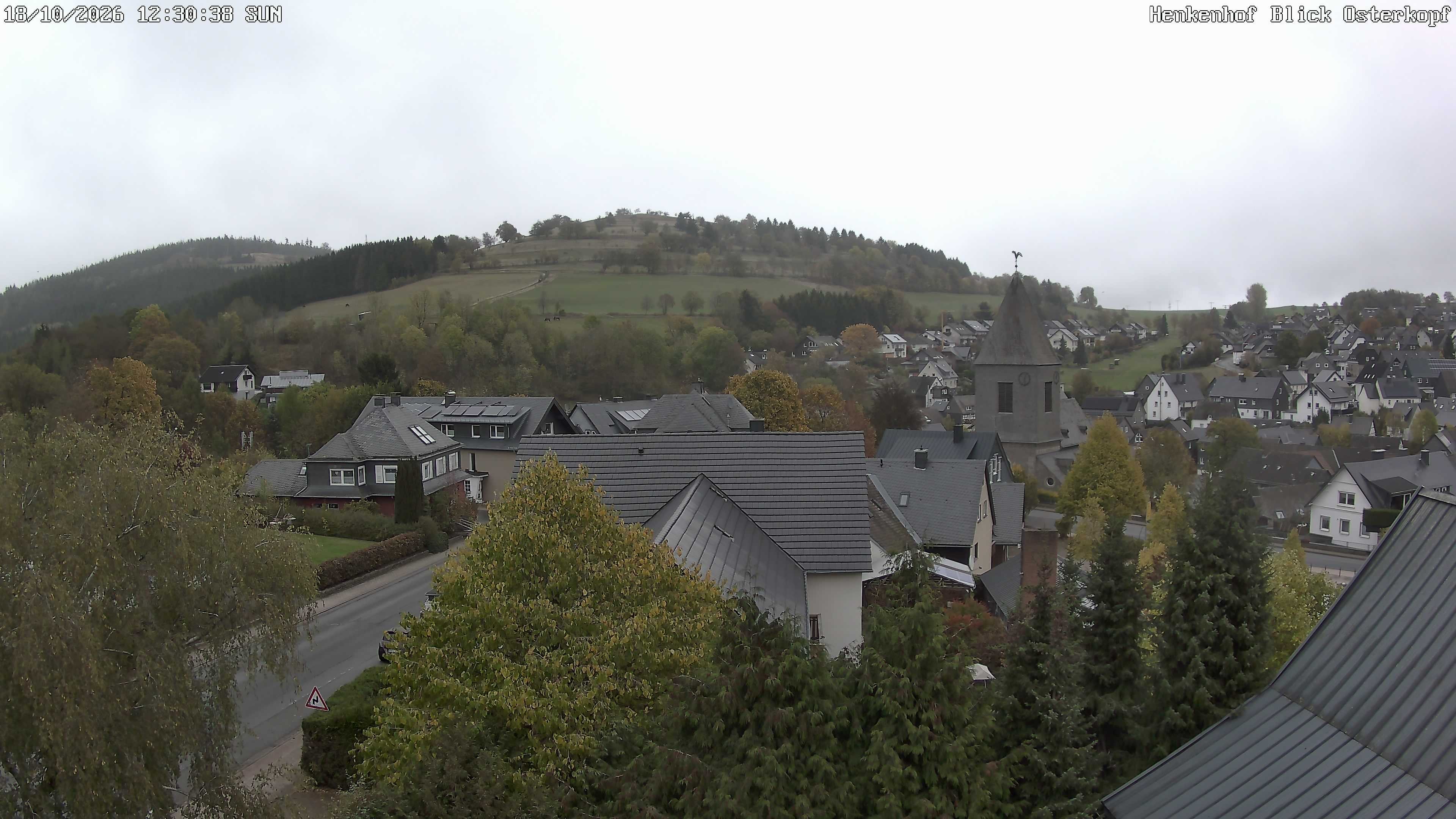 Archived image Webcam Willingen: View Usseln Village