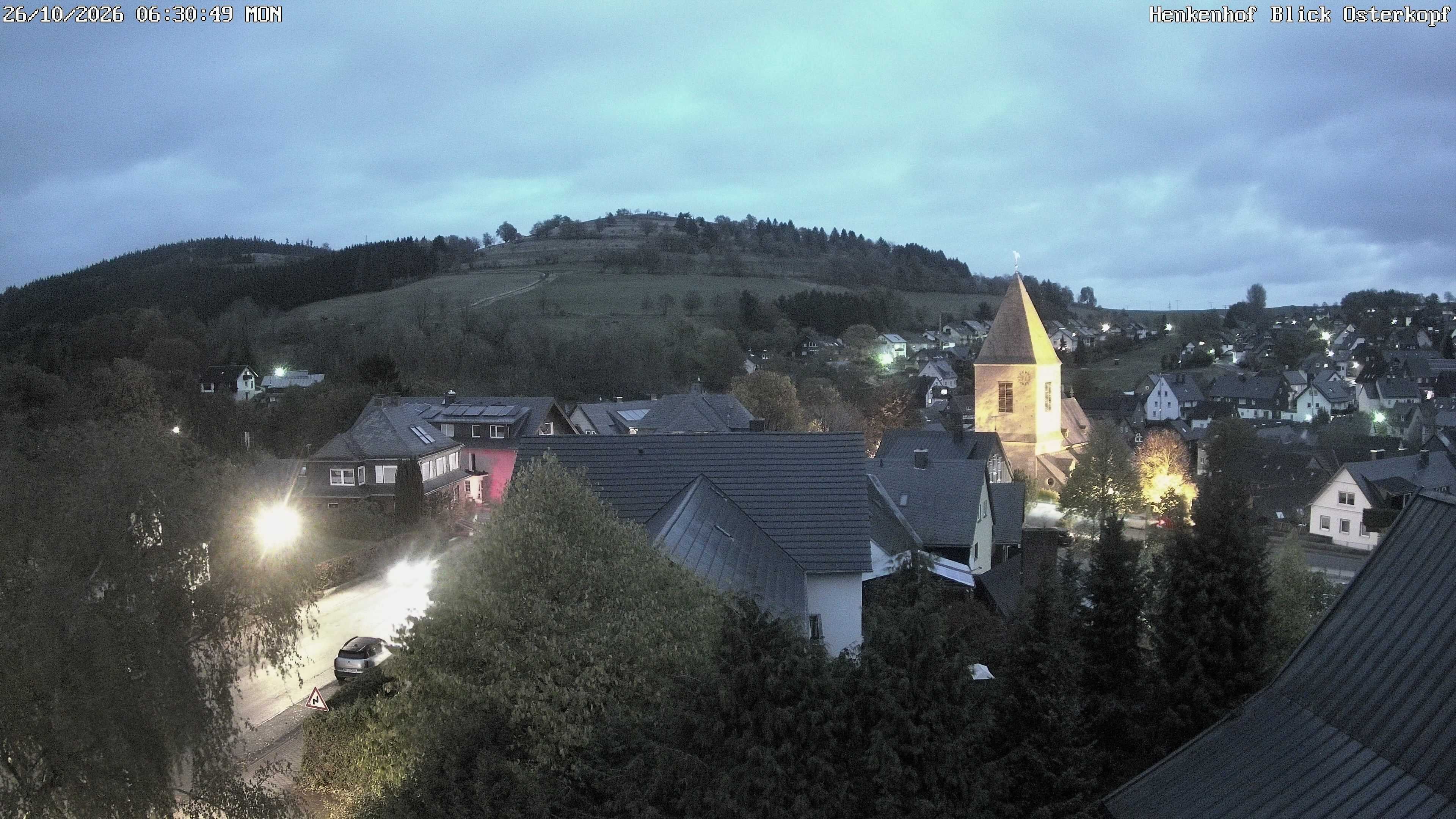 Archived image Webcam Willingen: View Usseln Village