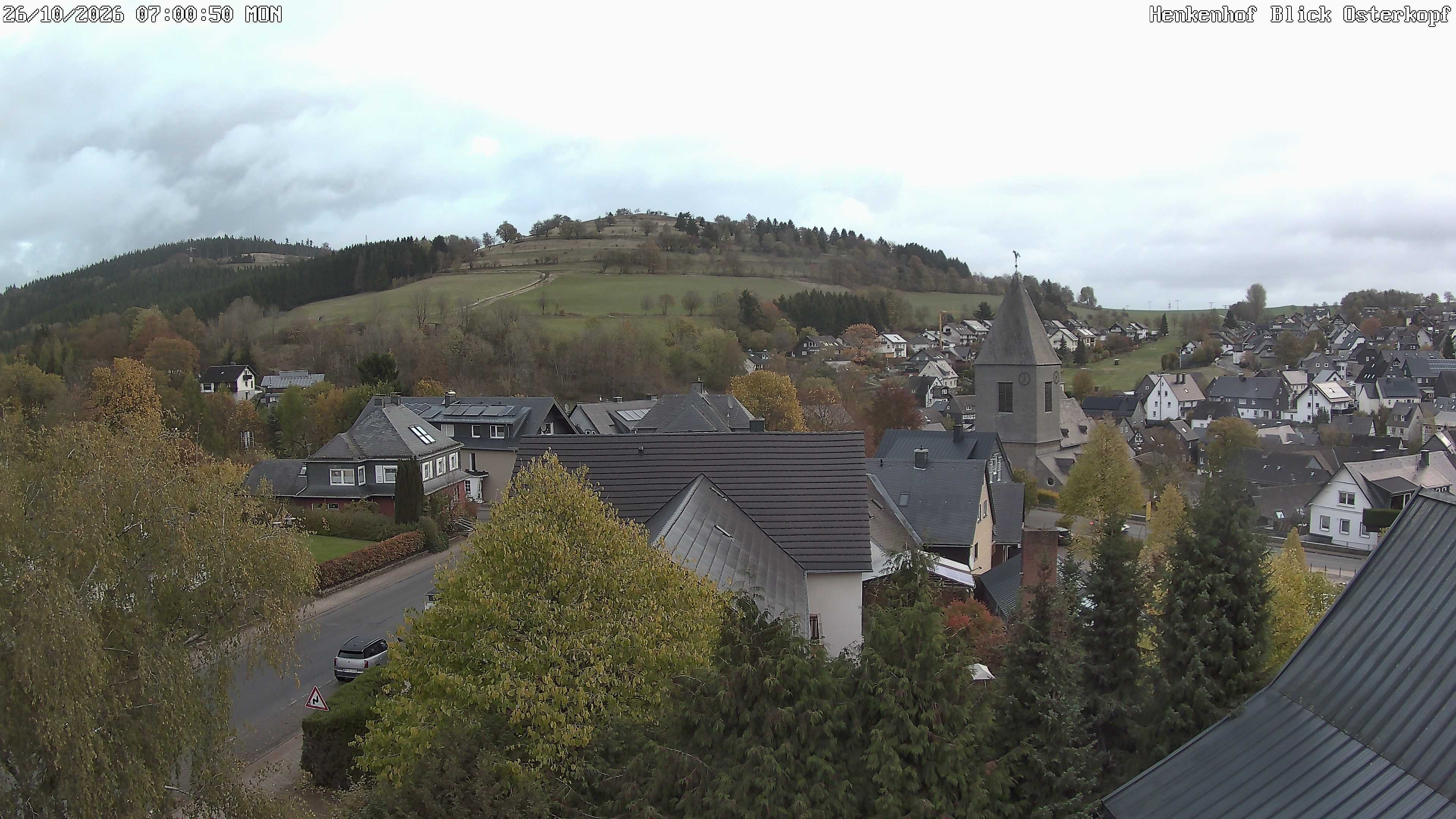 Archived image Webcam Willingen: View Usseln Village