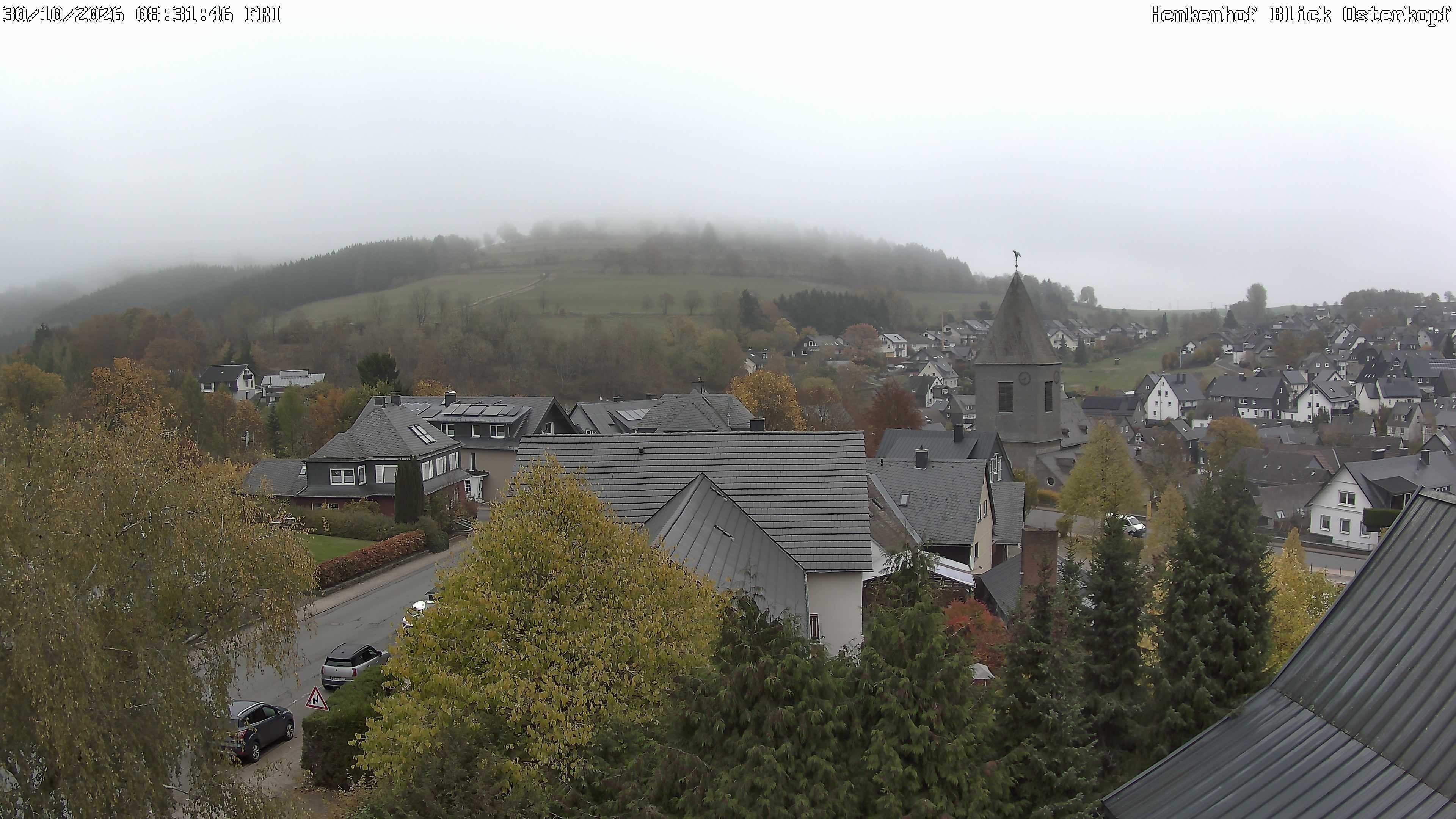 Archived image Webcam Willingen: View Usseln Village