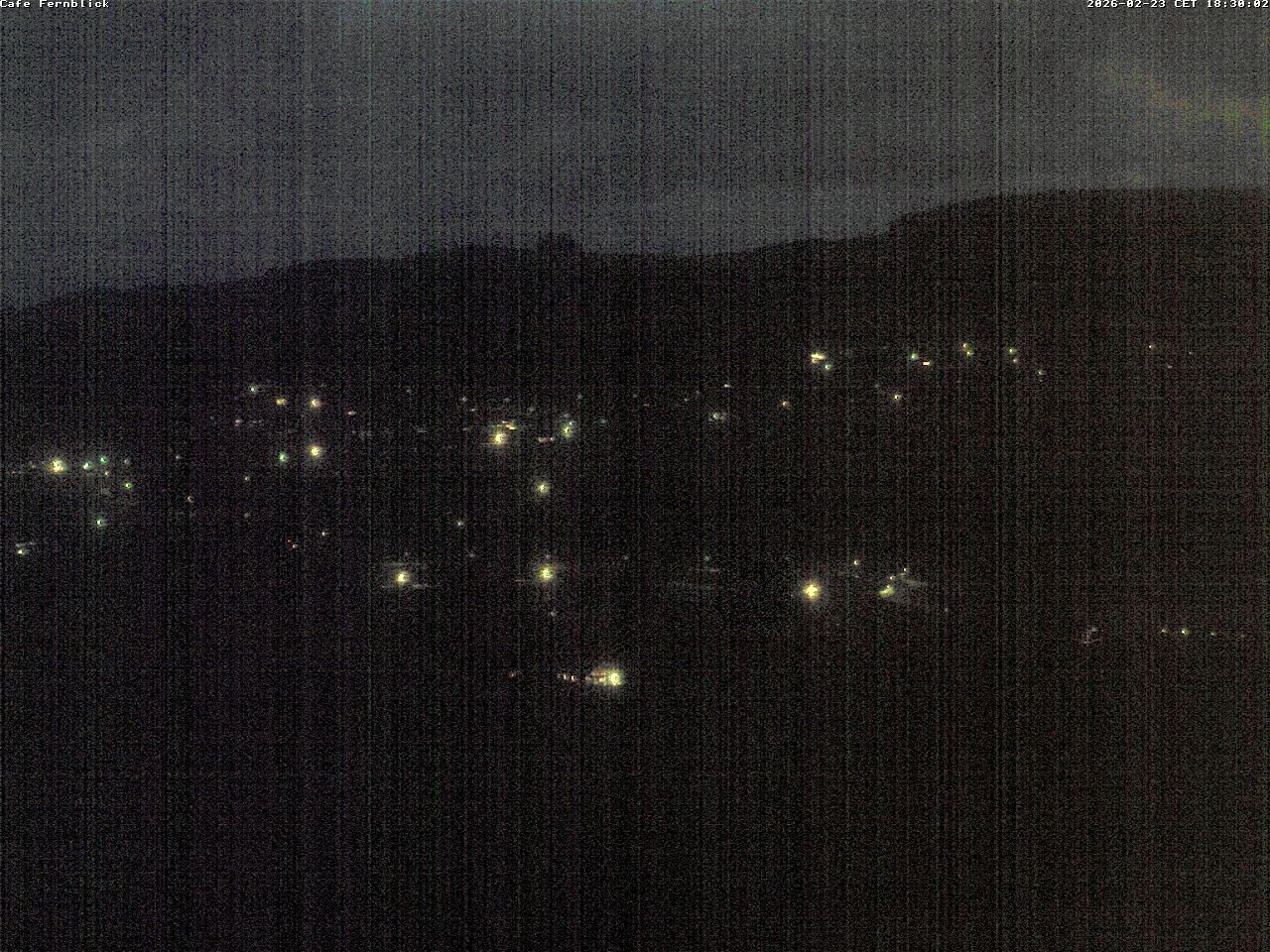 Archived image Webcam Cafe Fernblick in Willingen