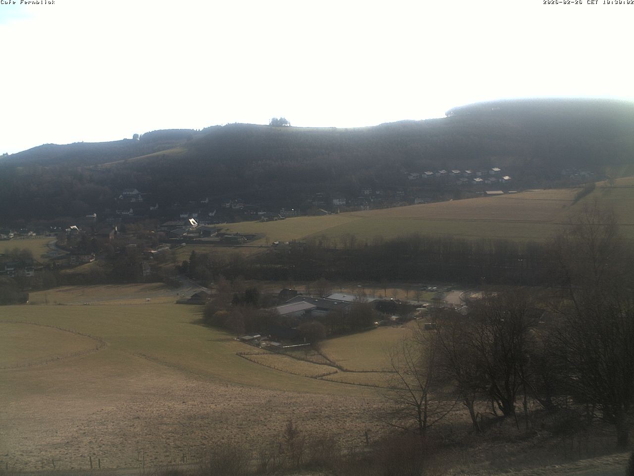 Archived image Webcam Cafe Fernblick in Willingen