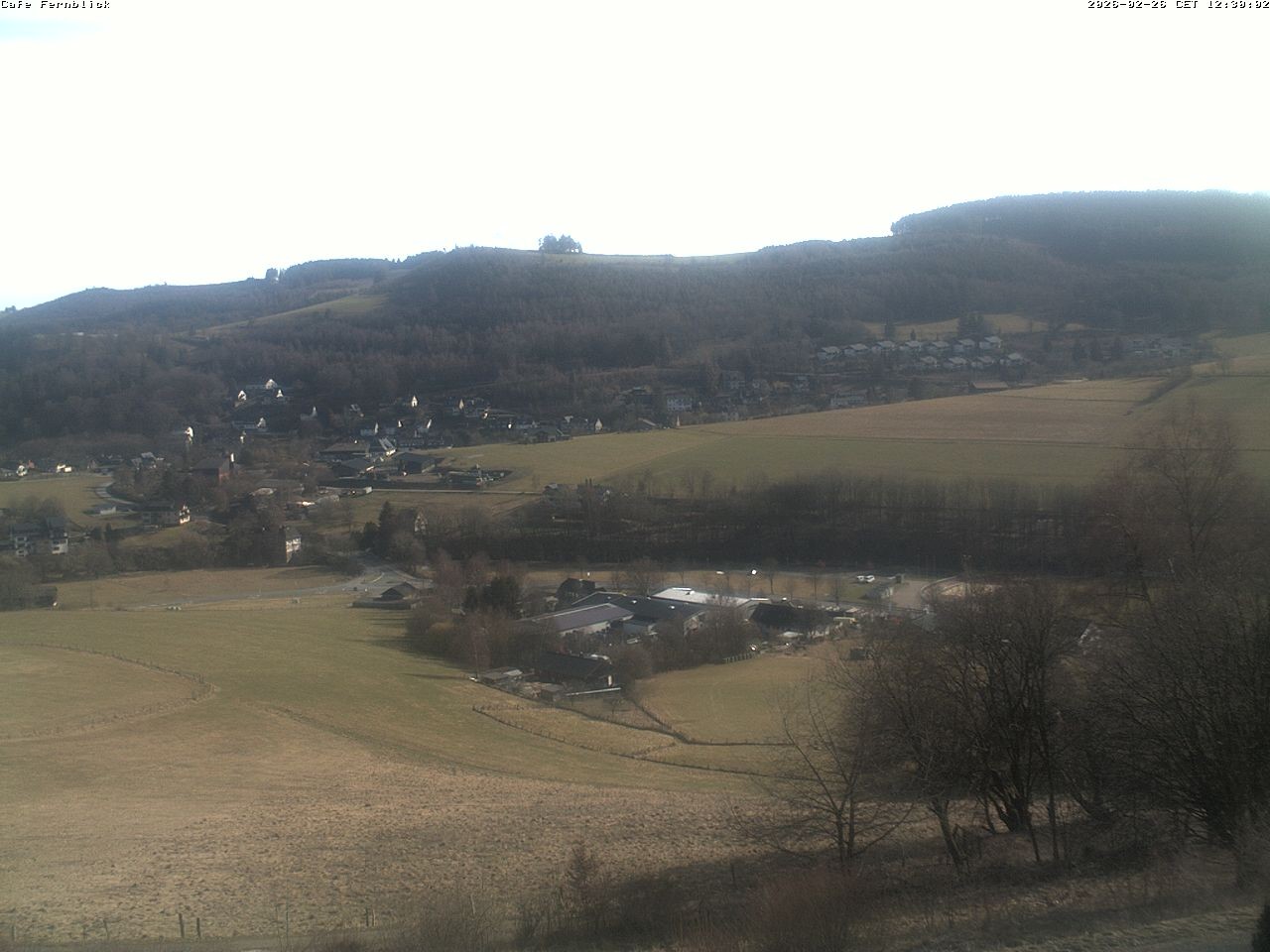 Archived image Webcam Cafe Fernblick in Willingen